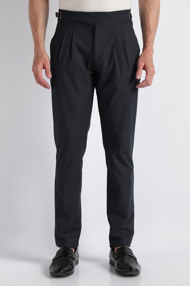 Men Navy Classic Gurkha Pant