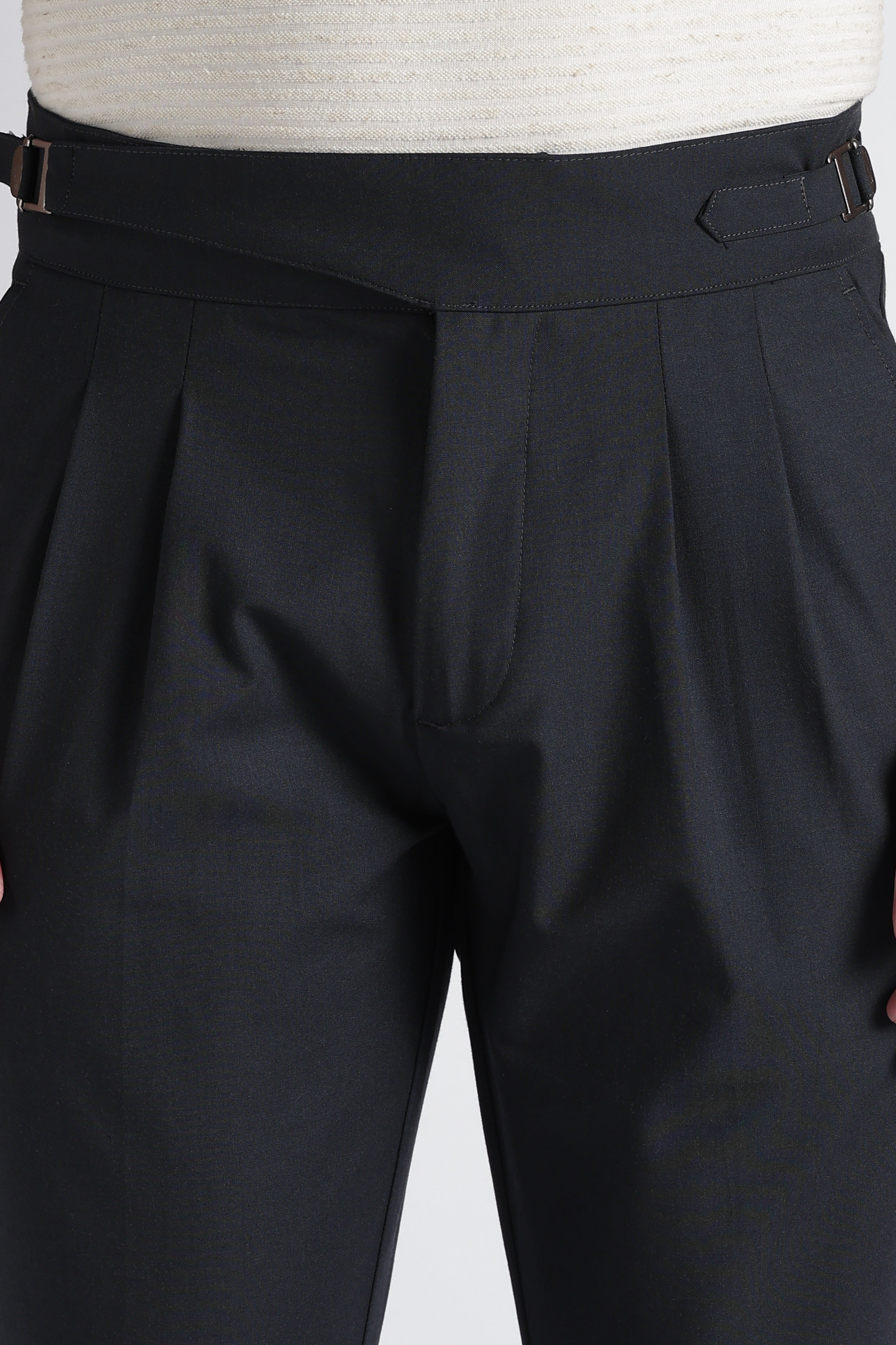 Men Navy Classic Gurkha Pant
