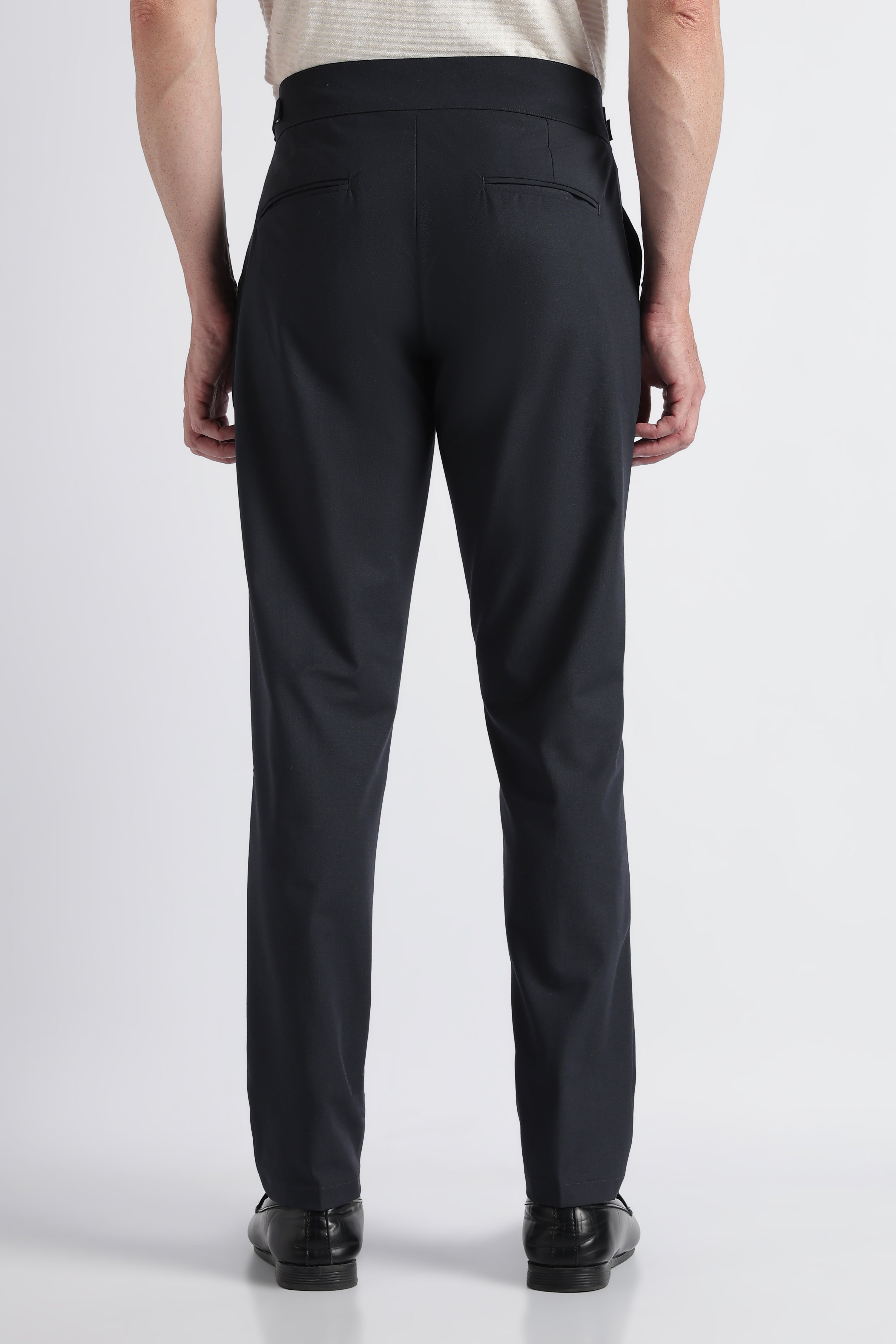 Men Navy Classic Gurkha Pant