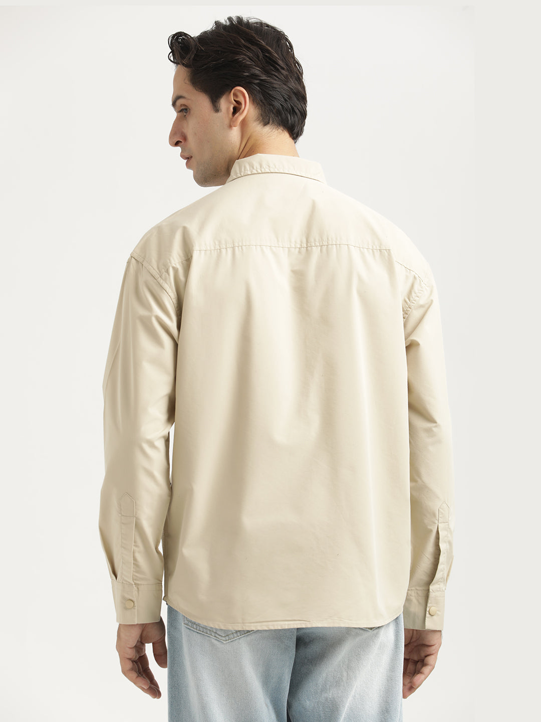 Men Oversized Cotton Shirt