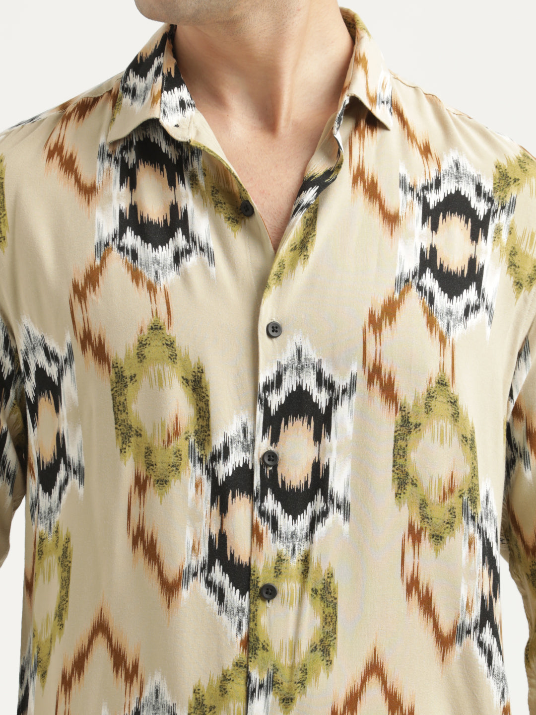 Men Printed Viscose Shirt