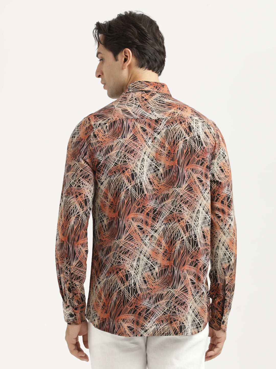 Men Printed Viscose Shirt