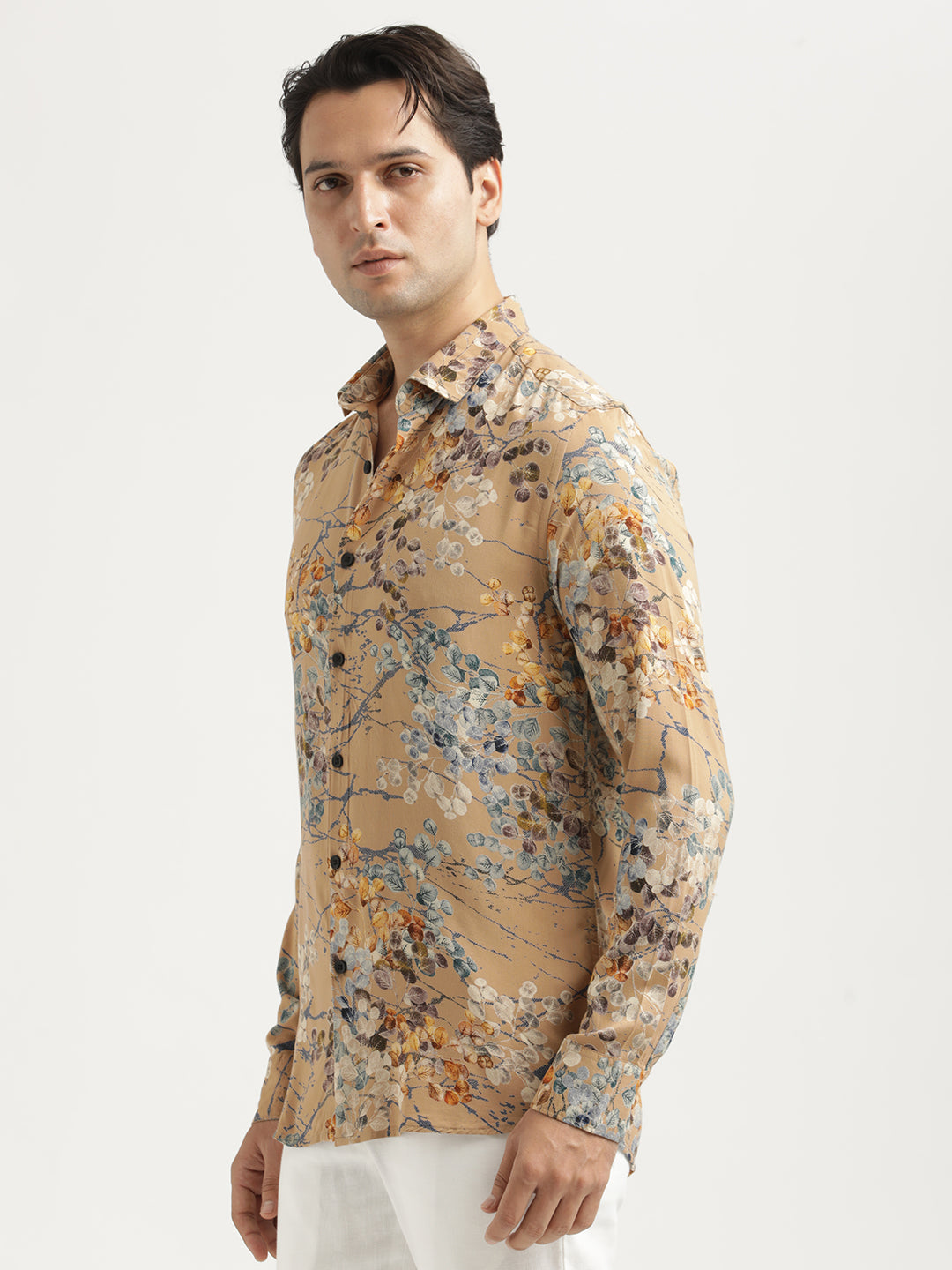 Men Printed Viscose Shirt