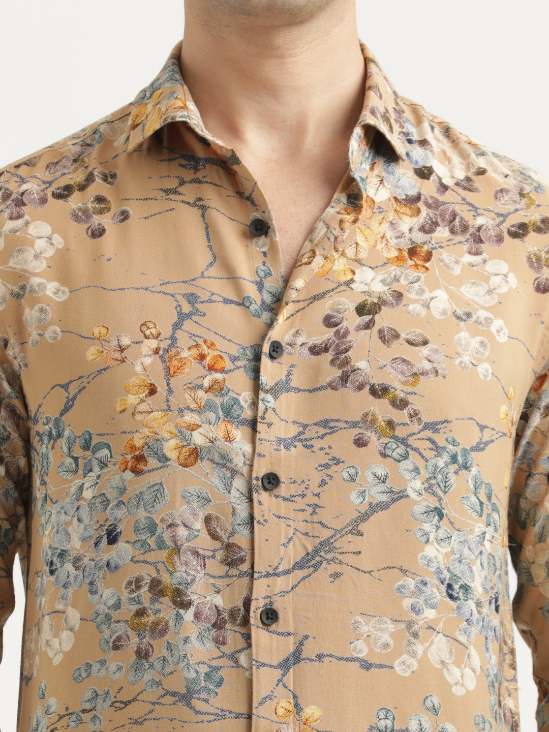 Men Printed Viscose Shirt