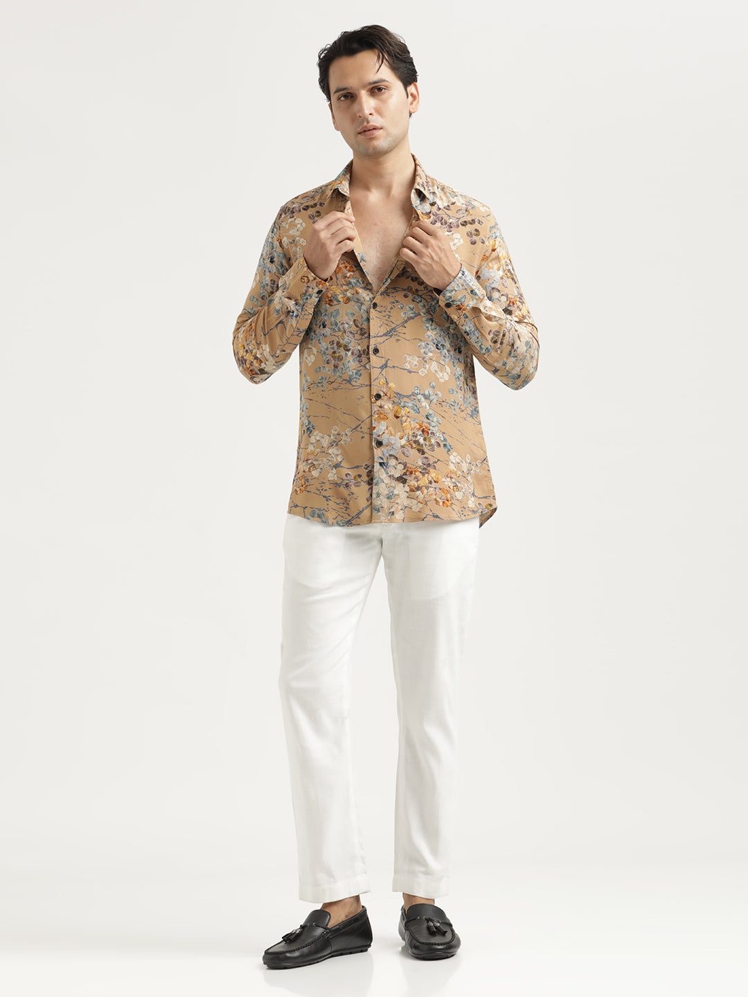 Men Printed Viscose Shirt