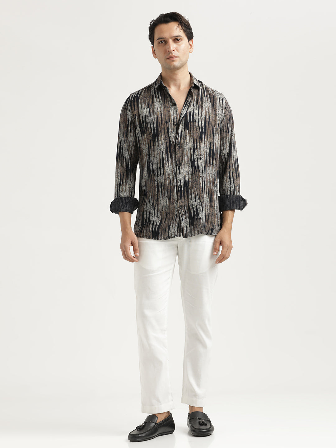 Men Printed Viscose Shirt