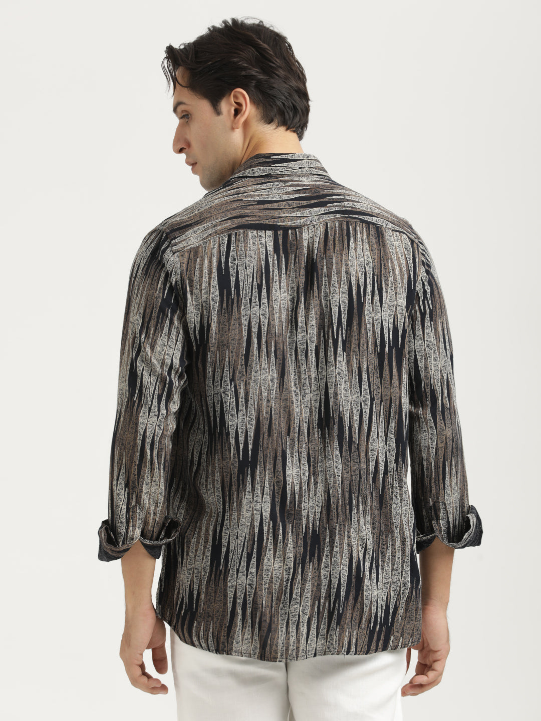 Men Printed Viscose Shirt