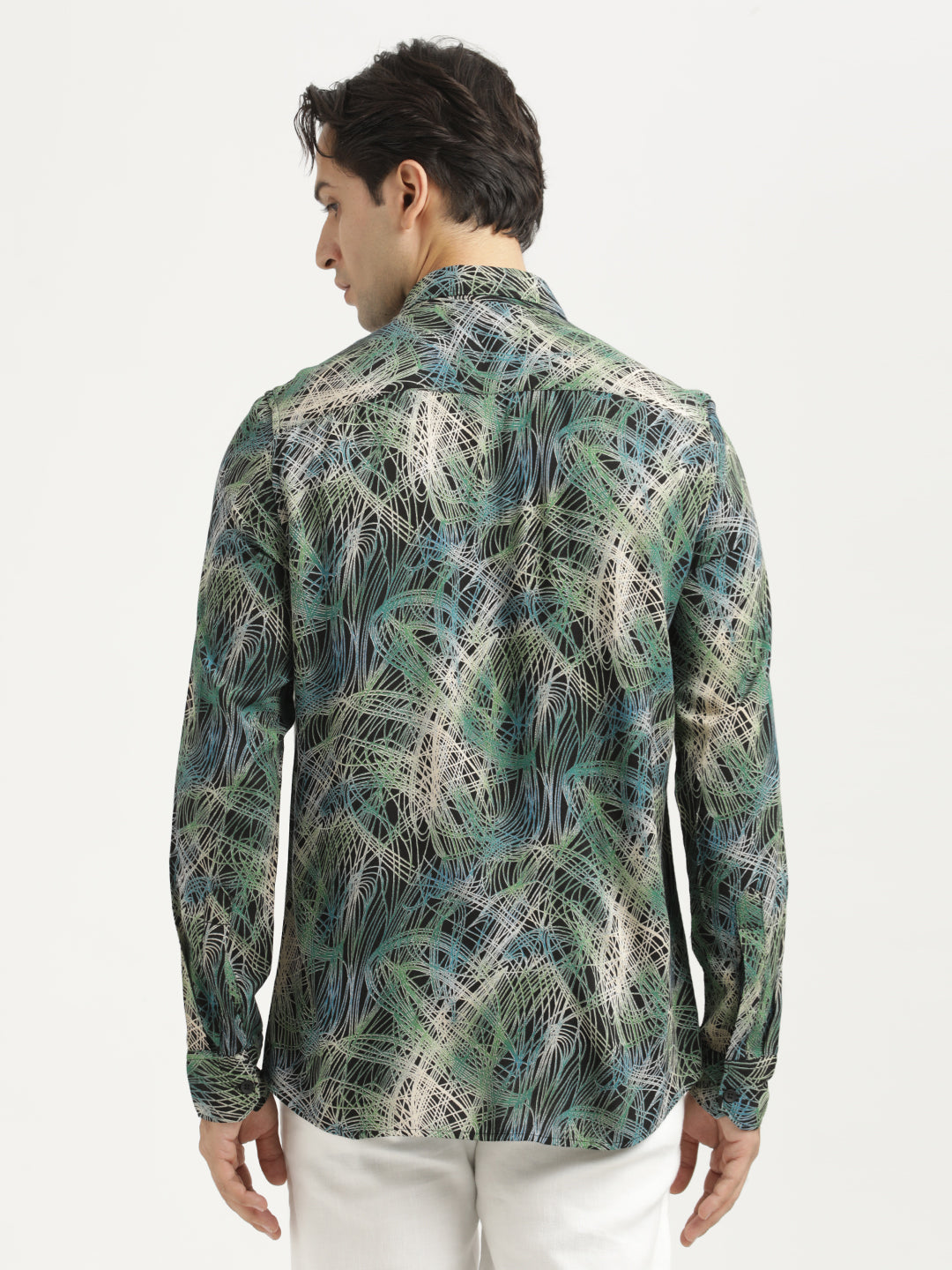 Men Printed Viscose Shirt