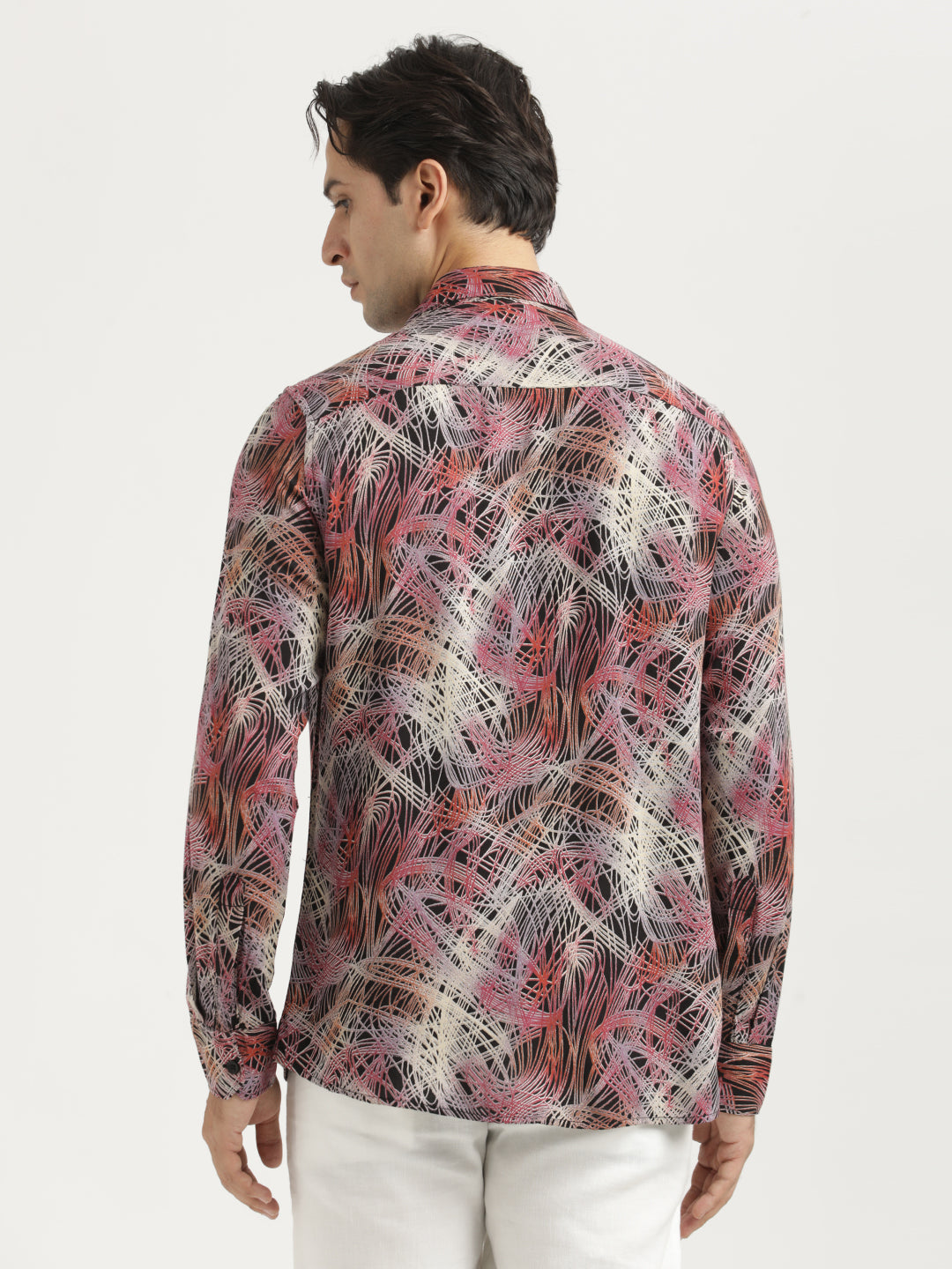 Men Printed Viscose Shirt