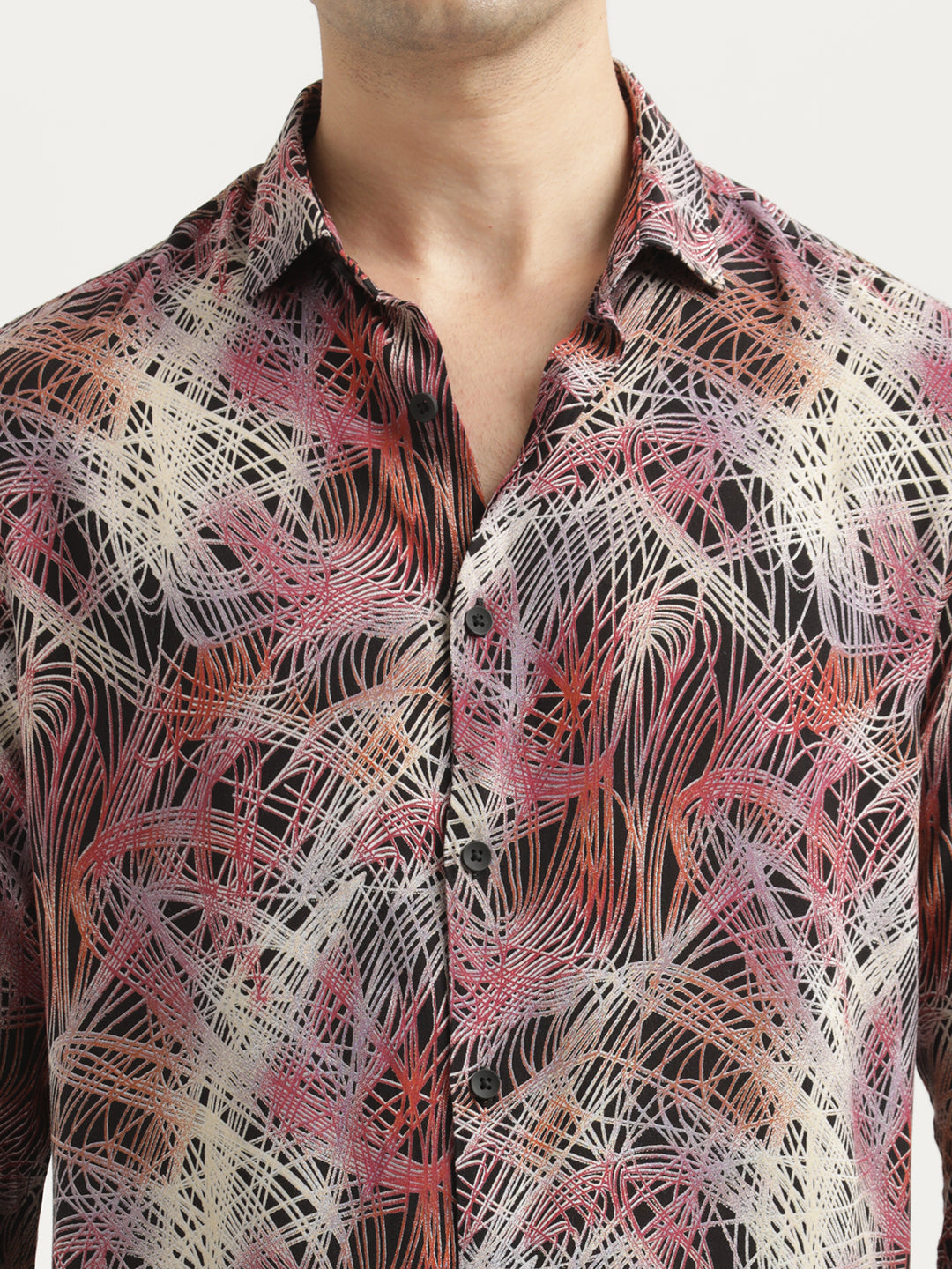 Men Printed Viscose Shirt