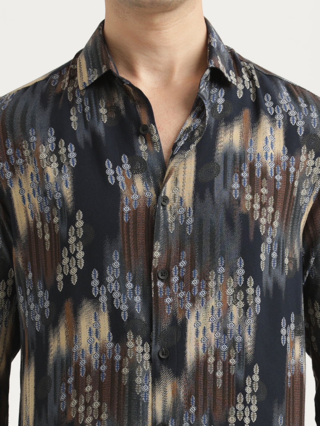 Men Printed Viscose Shirt