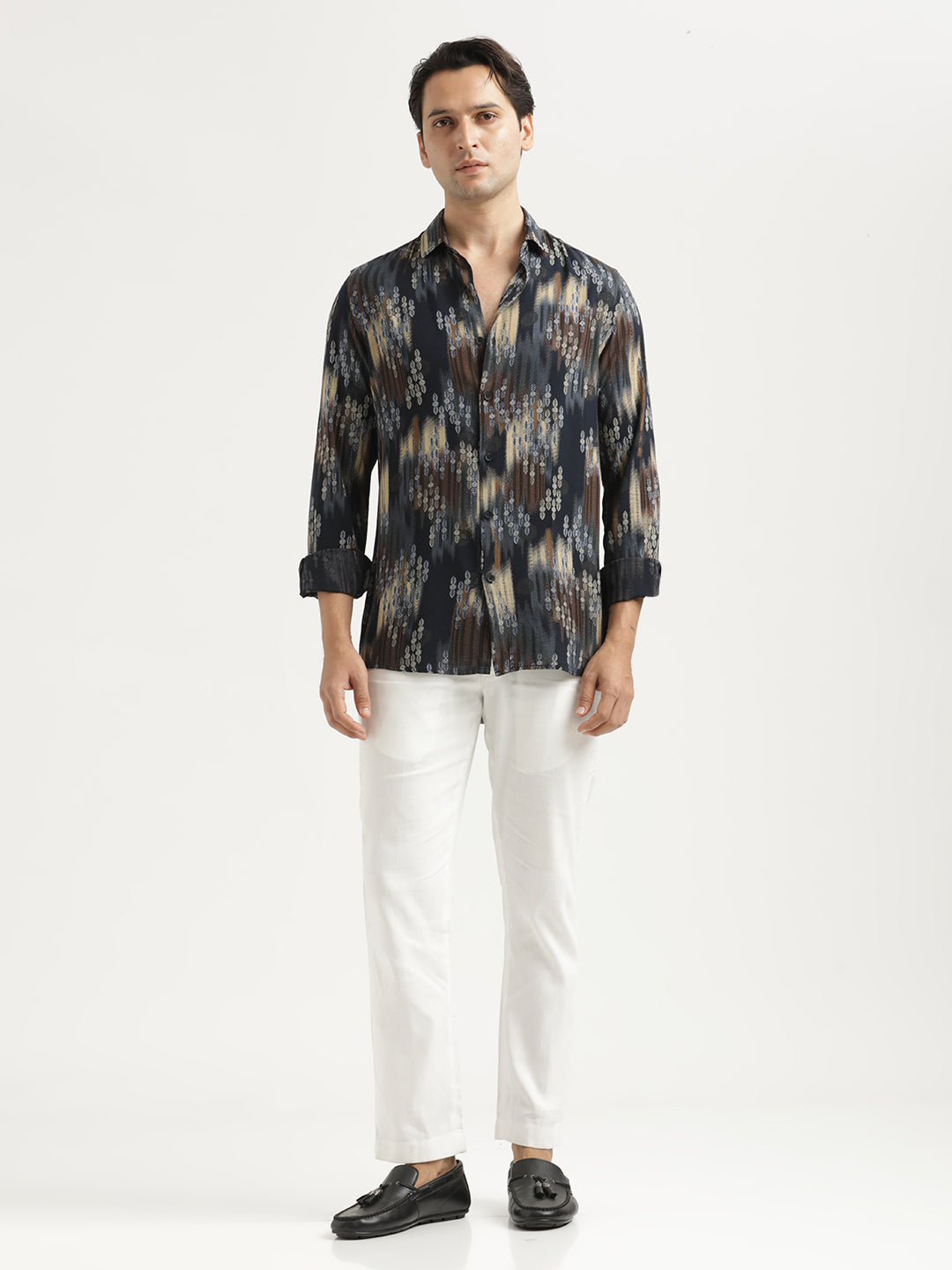 Men Printed Viscose Shirt