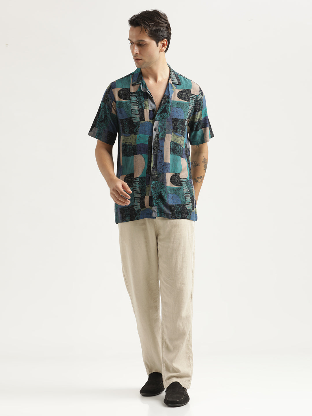 Men Printed Resort Shirt