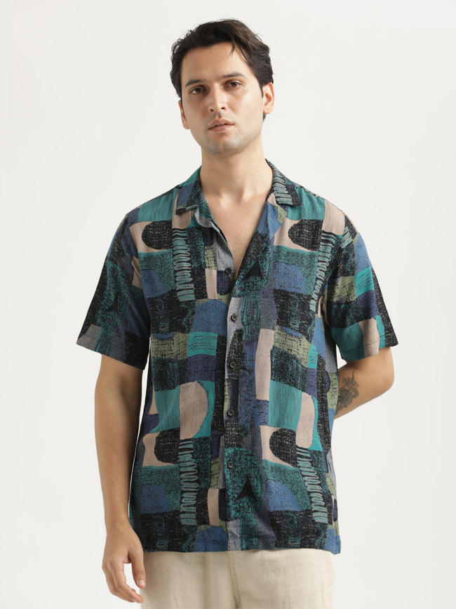 Men Printed Resort Shirt
