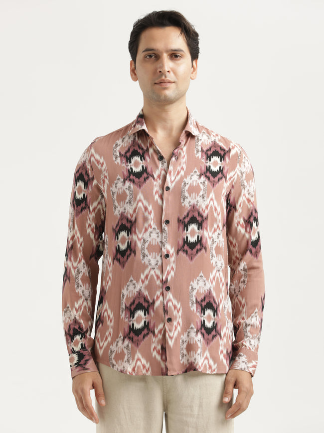 Men Printed Viscose Shirt