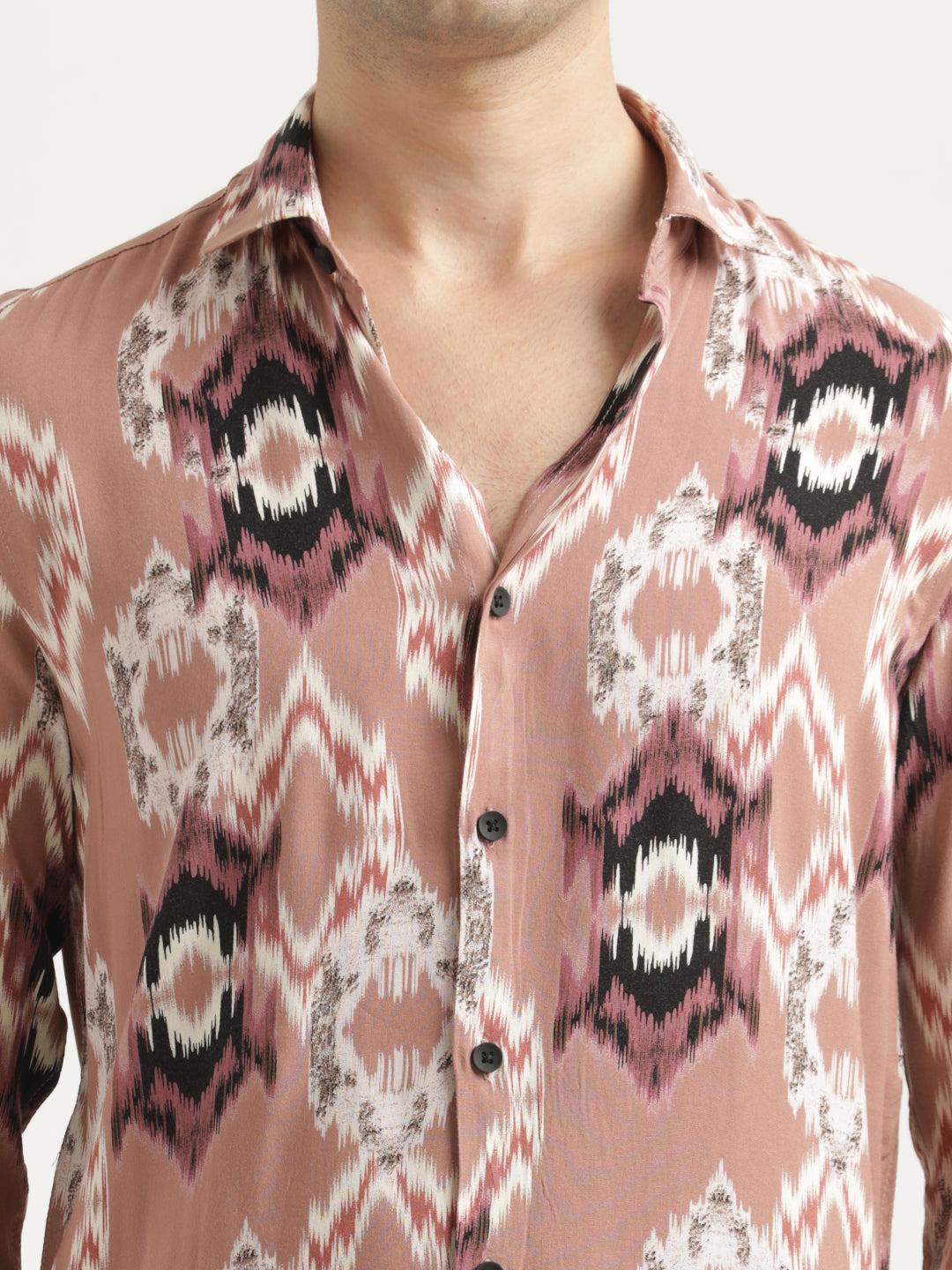 Men Printed Viscose Shirt