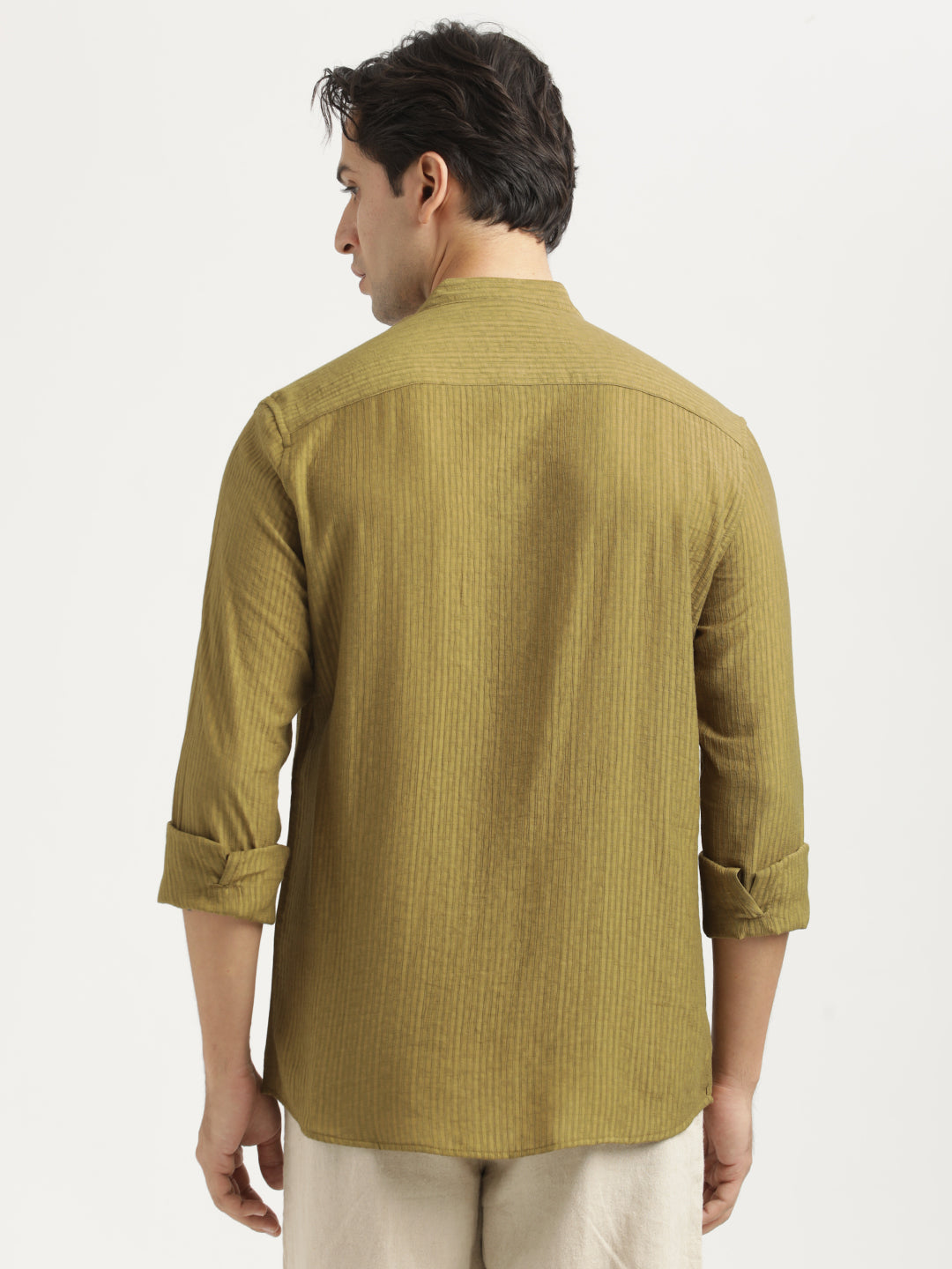Men Textured Nylon Shirt
