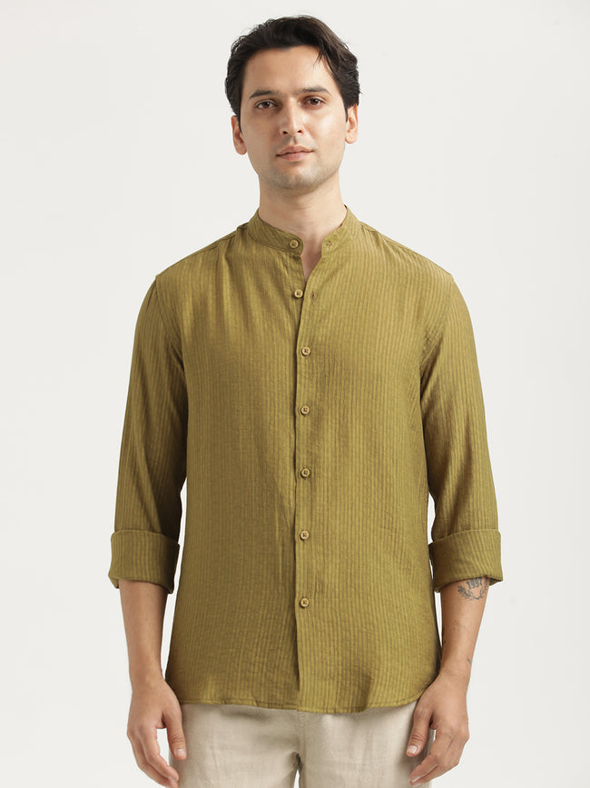 Men Textured Nylon Shirt