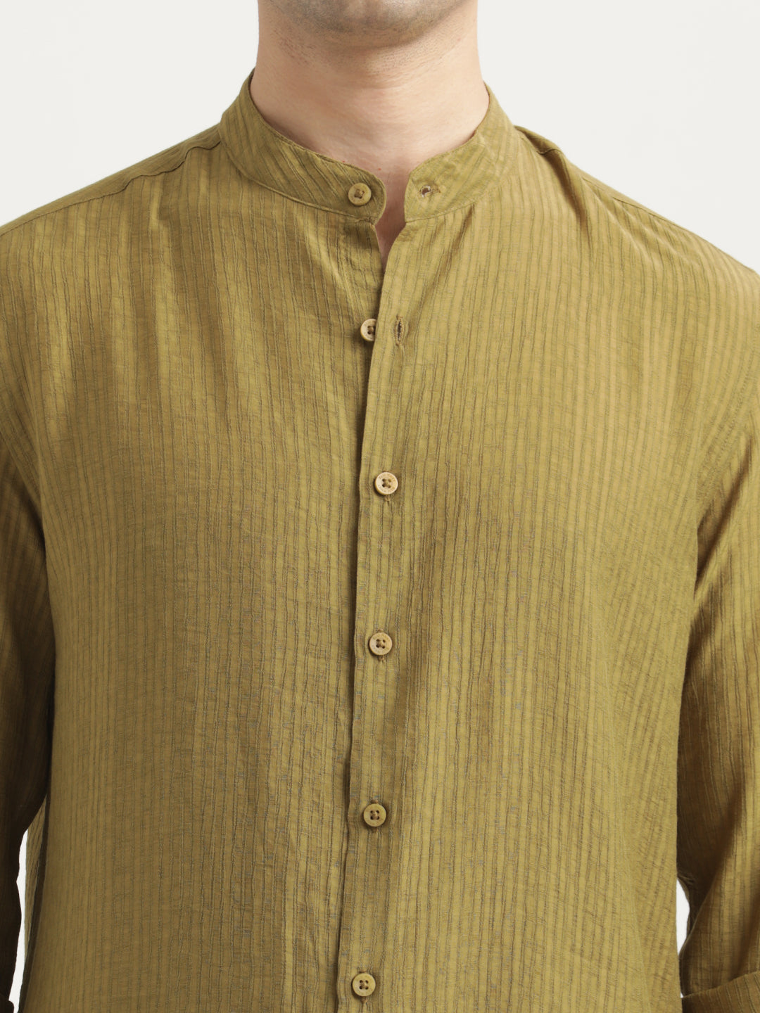 Men Textured Nylon Shirt