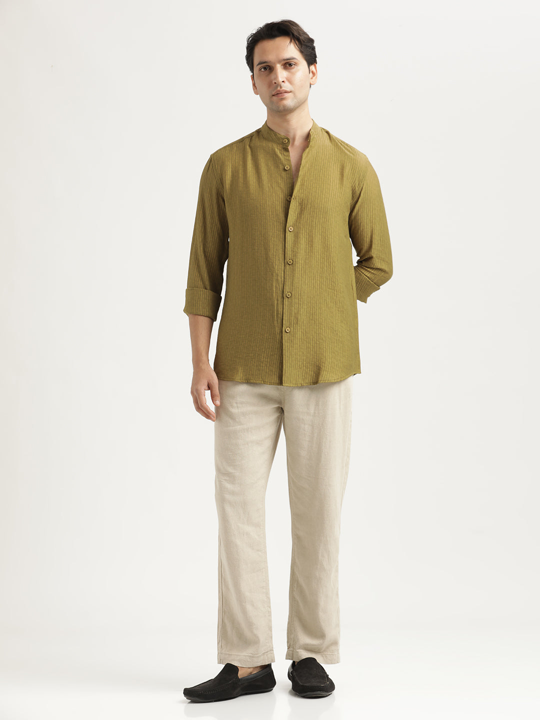 Men Textured Nylon Shirt