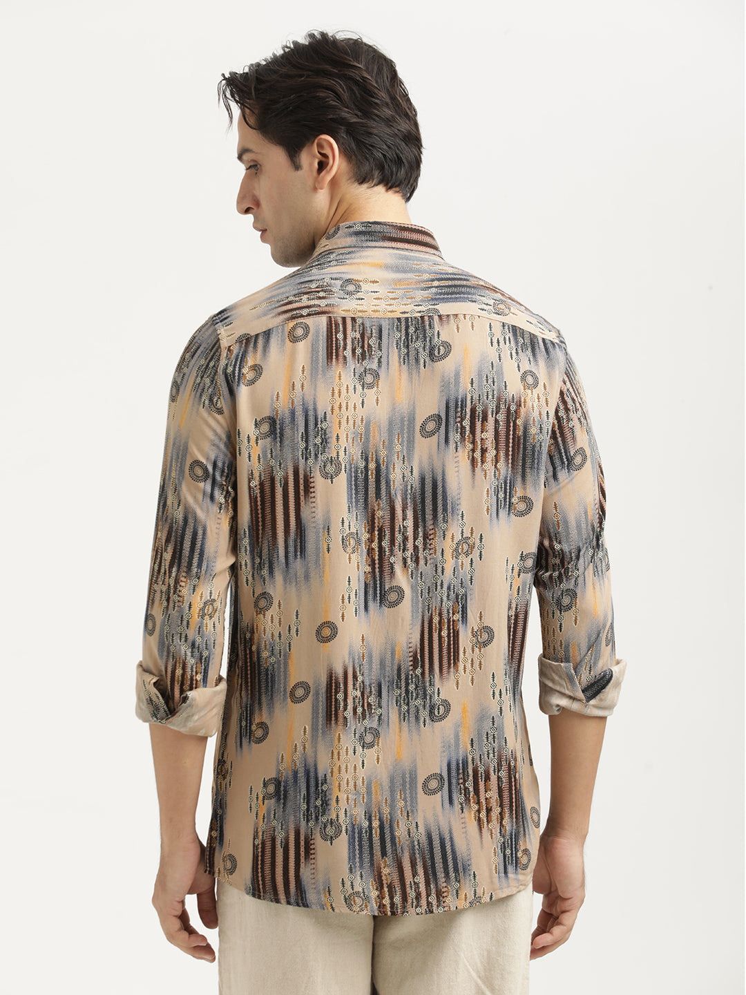 Men Printed Viscose Shirt
