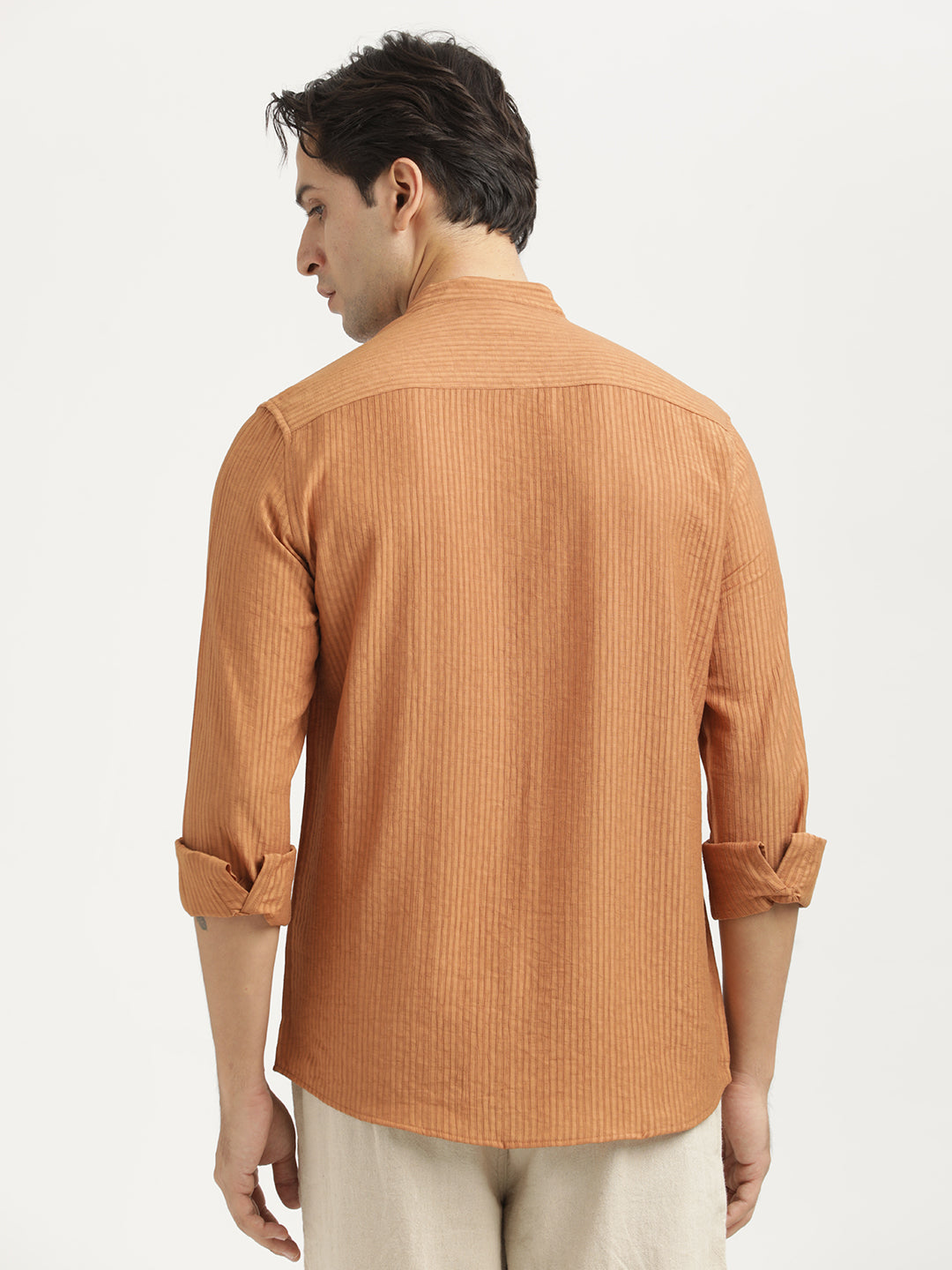 Men Textured Nylon Shirt