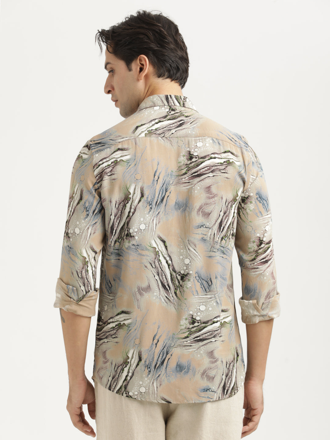 Men Printed Viscose Shirt