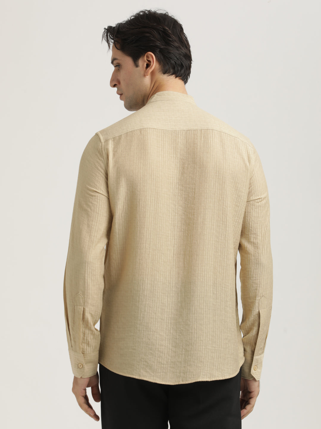 Men Textured Nylon Shirt