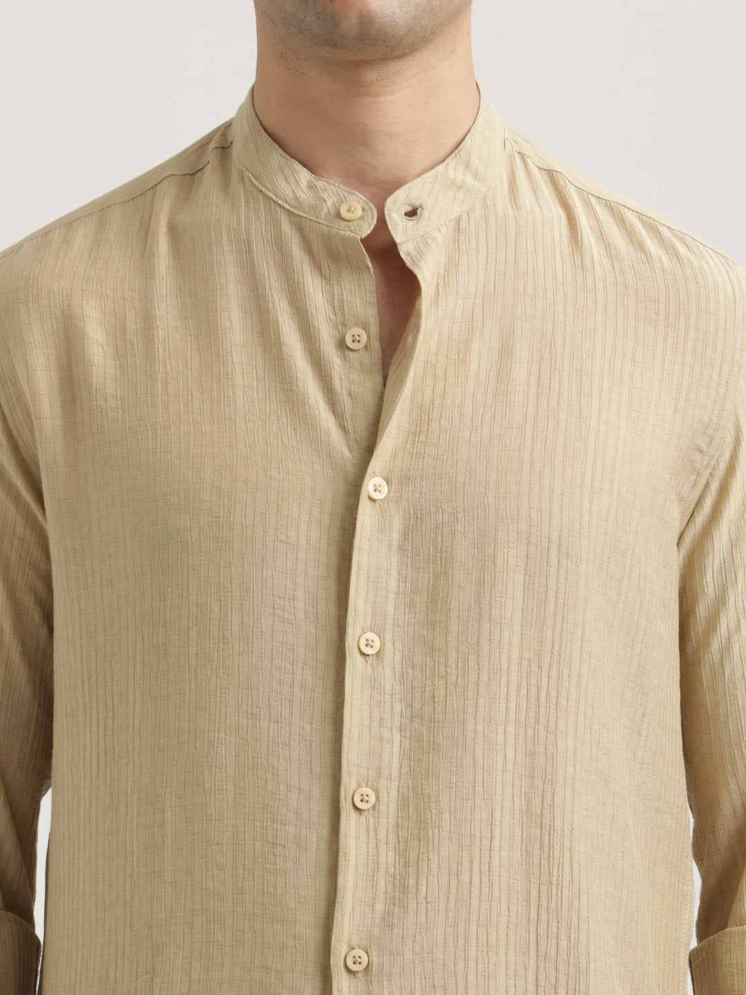 Men Textured Nylon Shirt