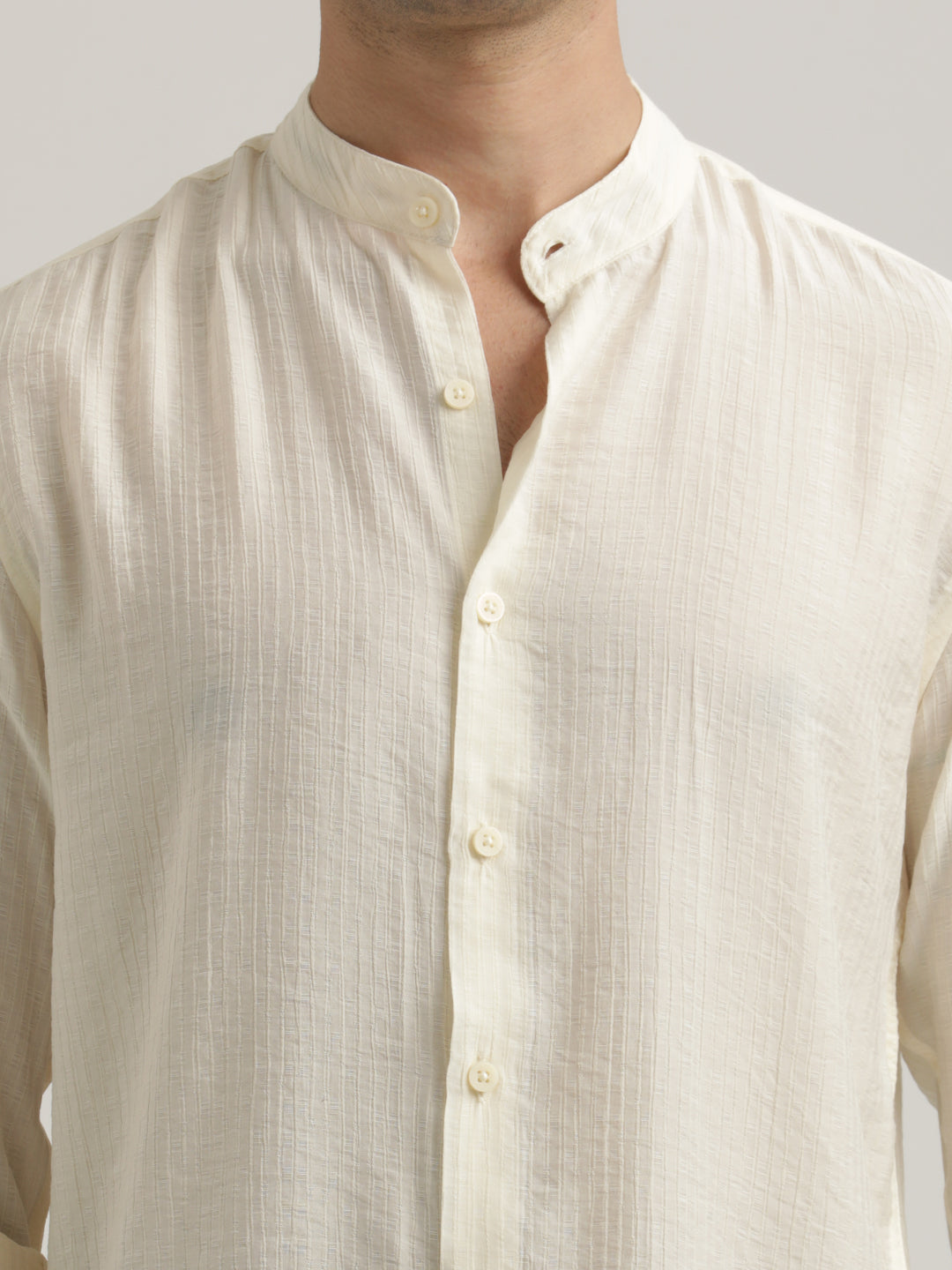 Men Textured Nylon Shirt