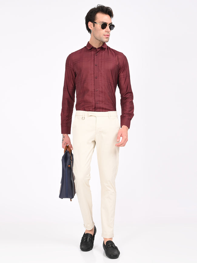 Men Stretch Trousers with Utility Pockets