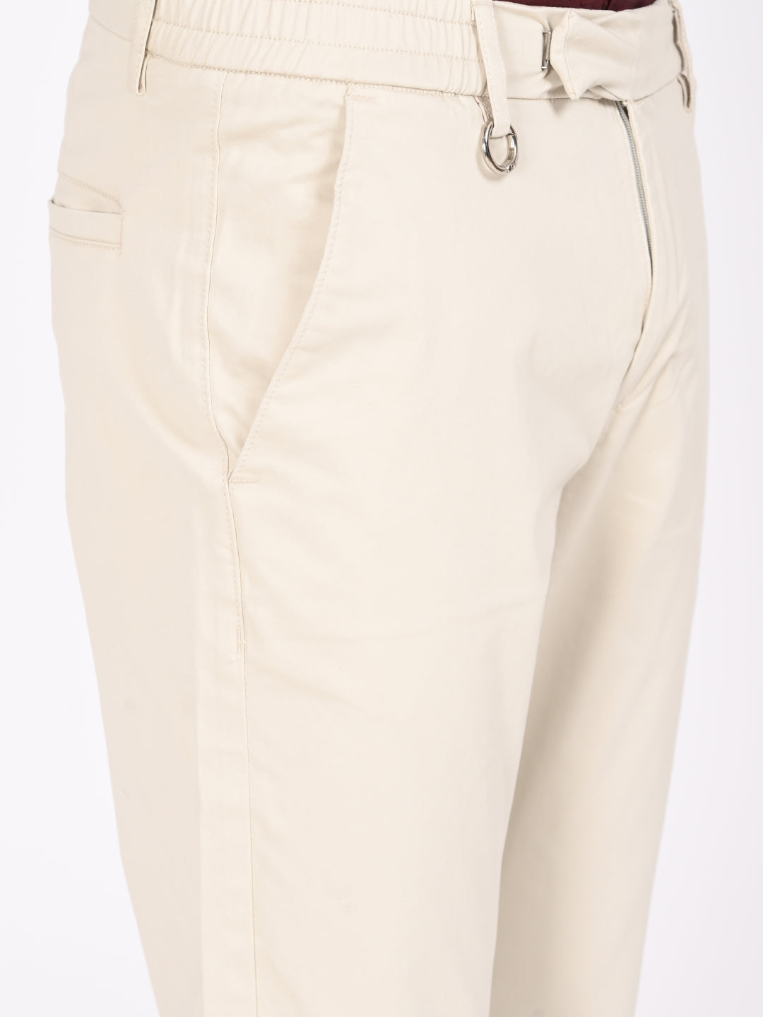 Men Stretch Trousers with Utility Pockets