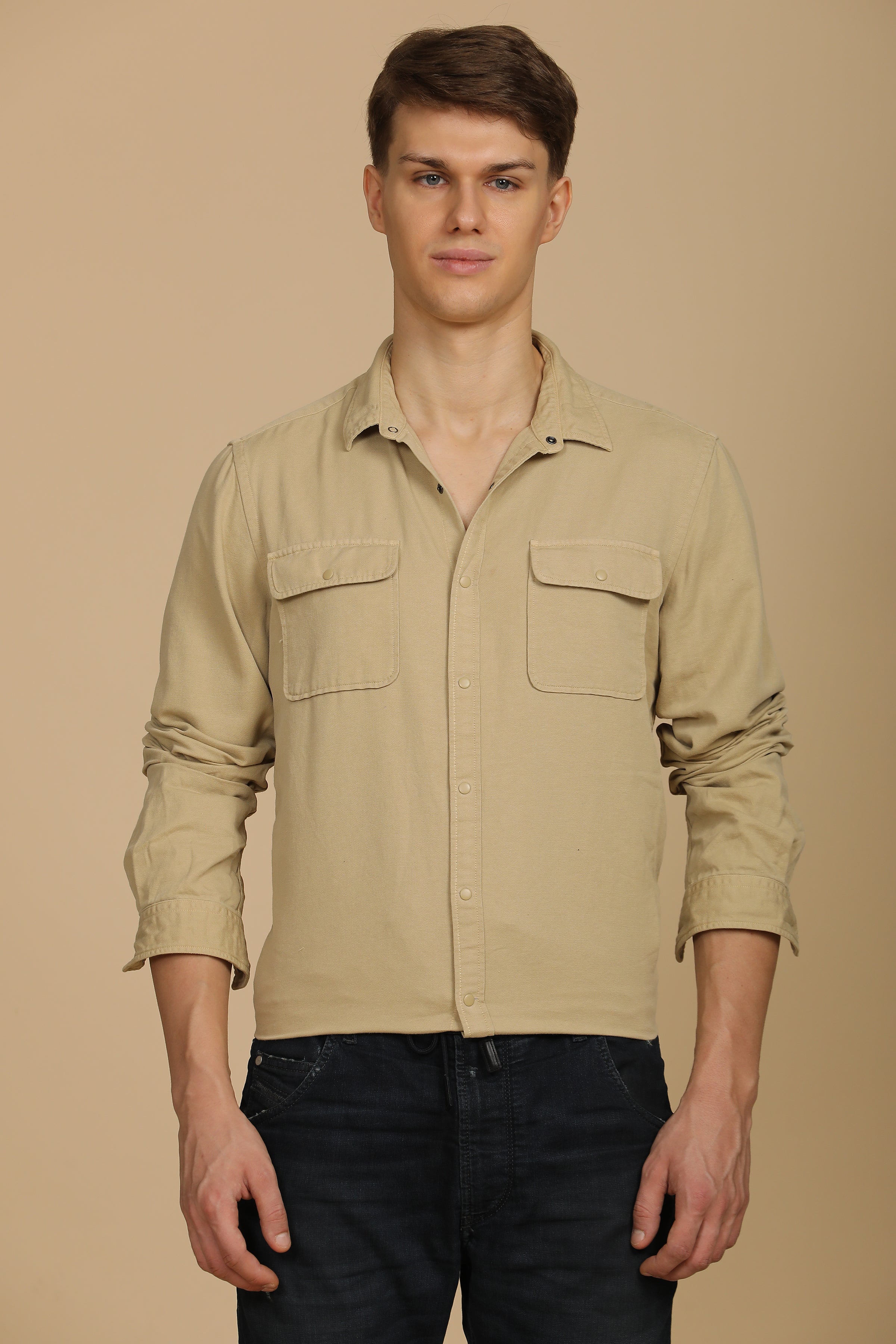 Men Soft Texture Cotton Shirt