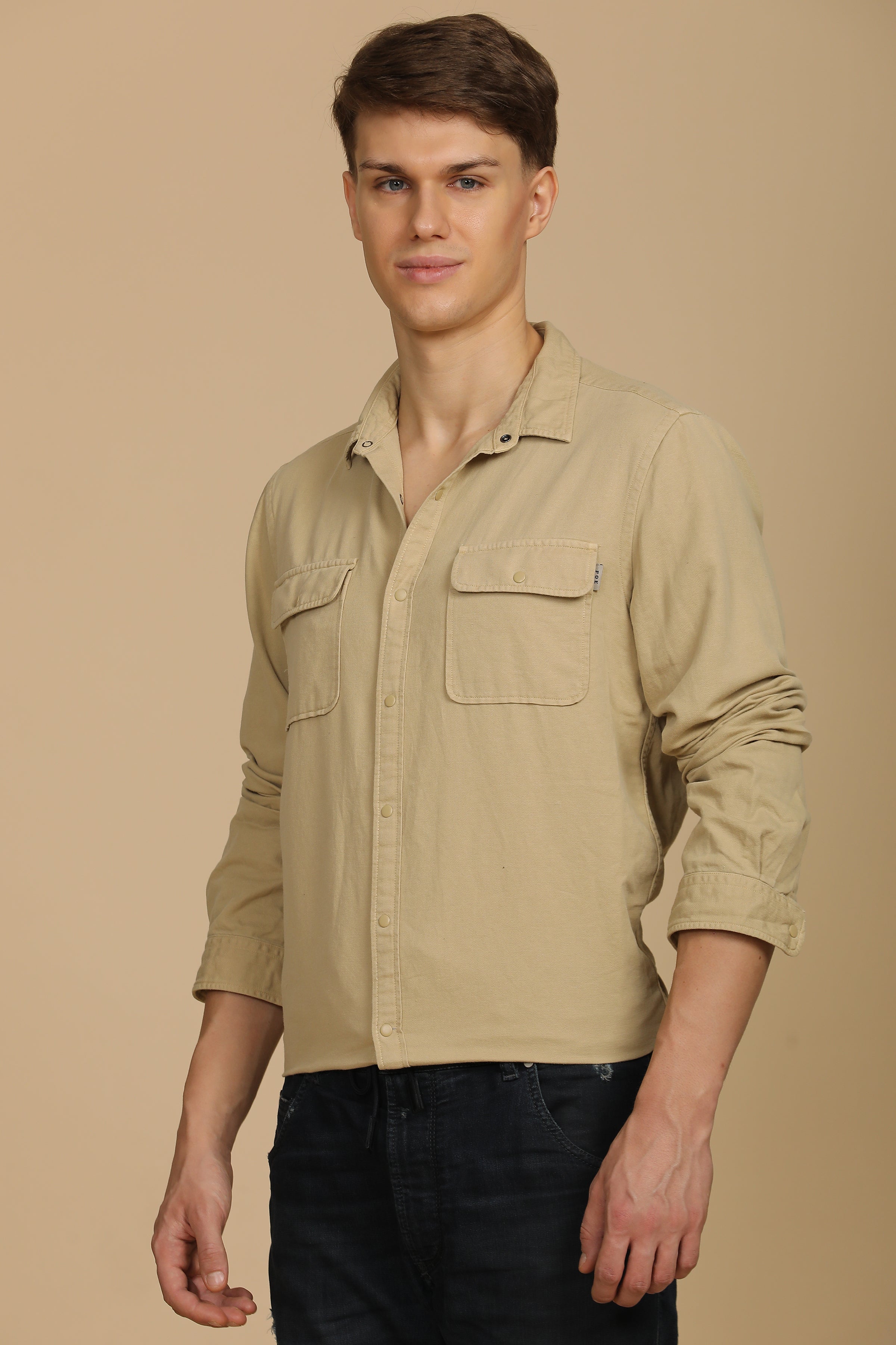Men Soft Texture Cotton Shirt