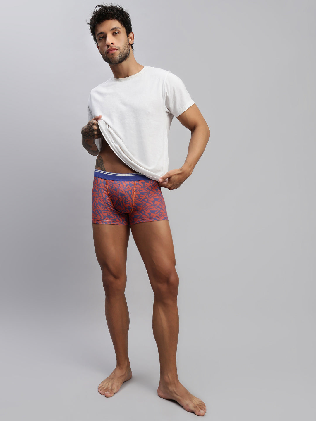 Men Pack of 2 Modal Printed Trunks