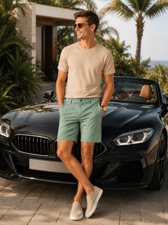 Men Sage Everyday Smart Shorts
