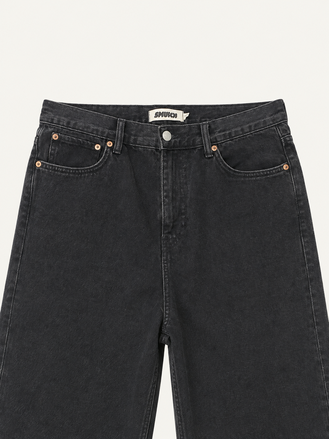 Men Black Straight Fit Jeans