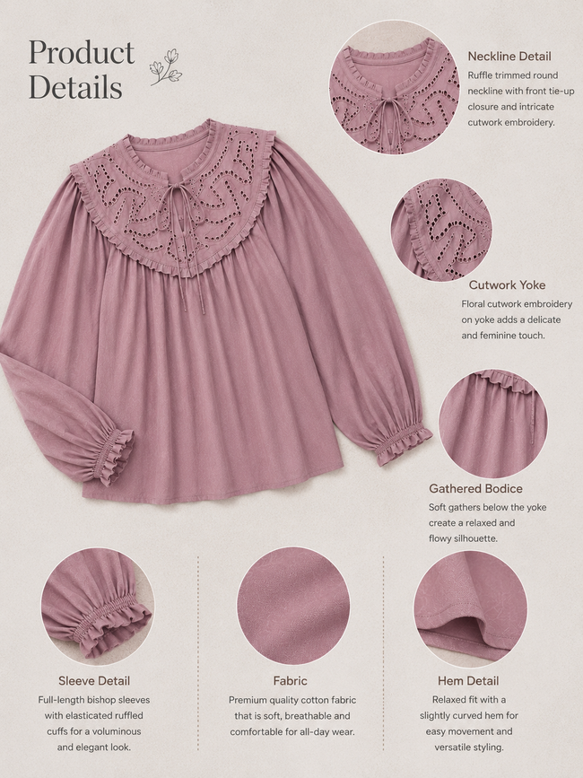 Women Pink Ruffle Detail Top