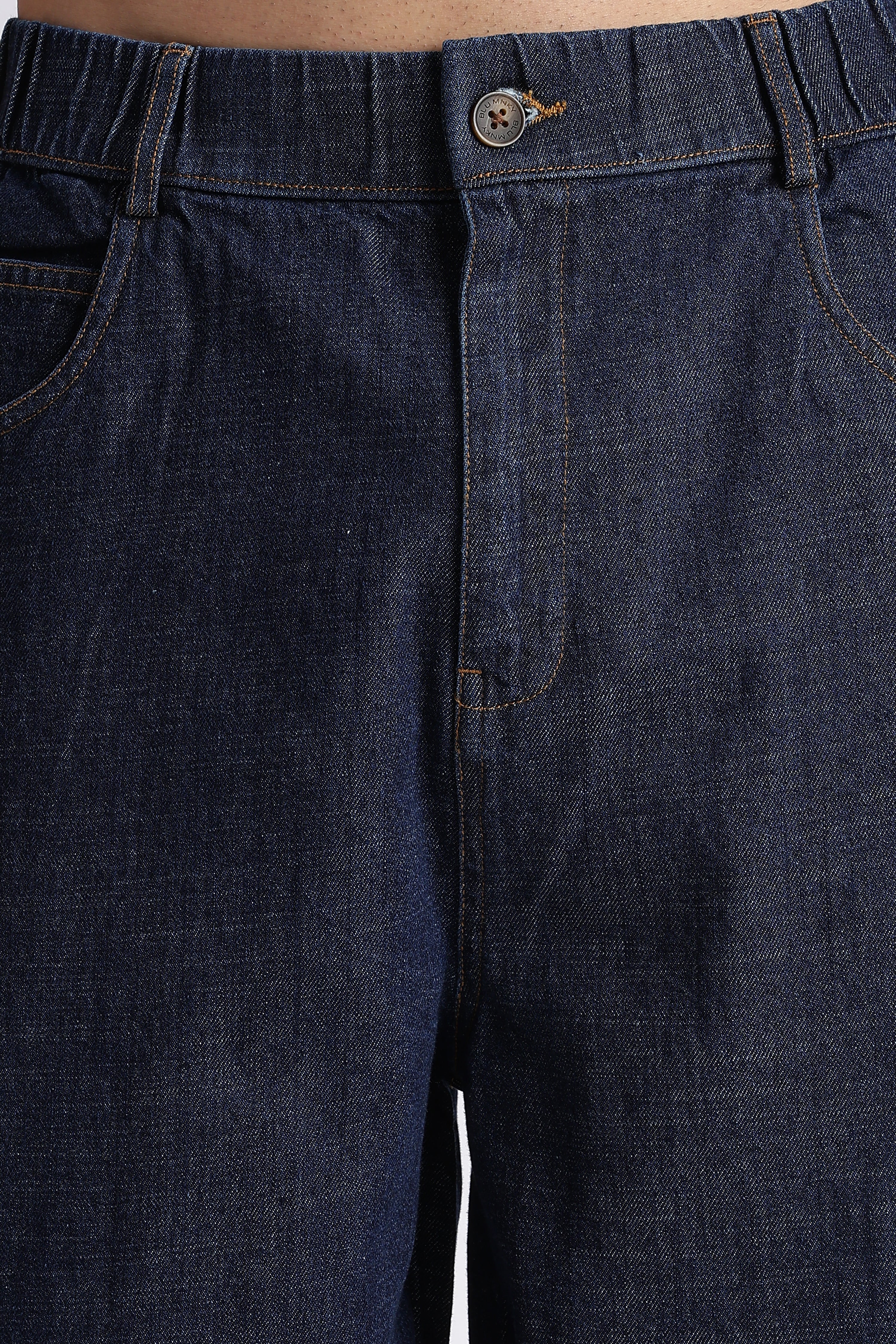Men Indigo Baggy Jeans