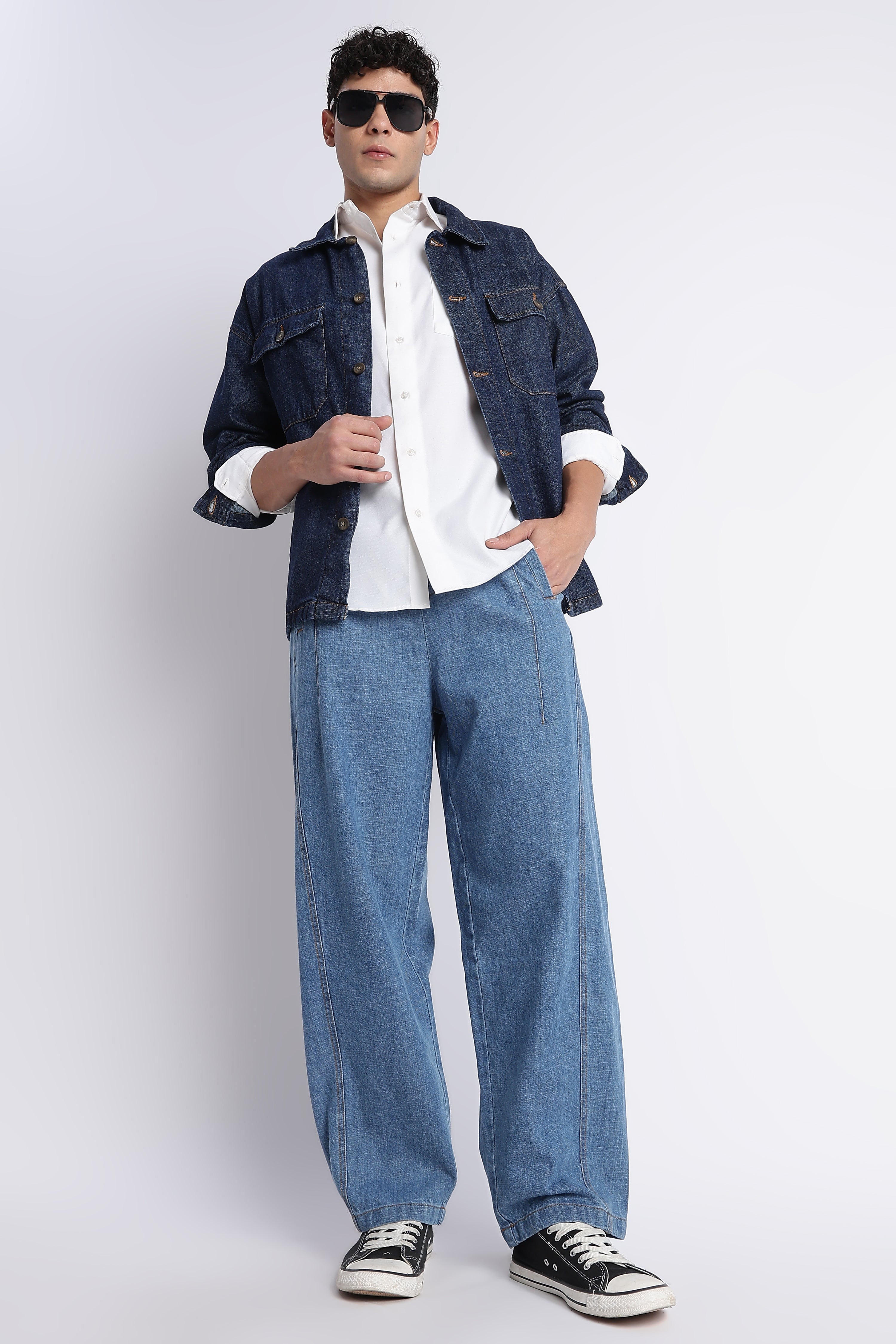 Men Indigo Denim Jacket