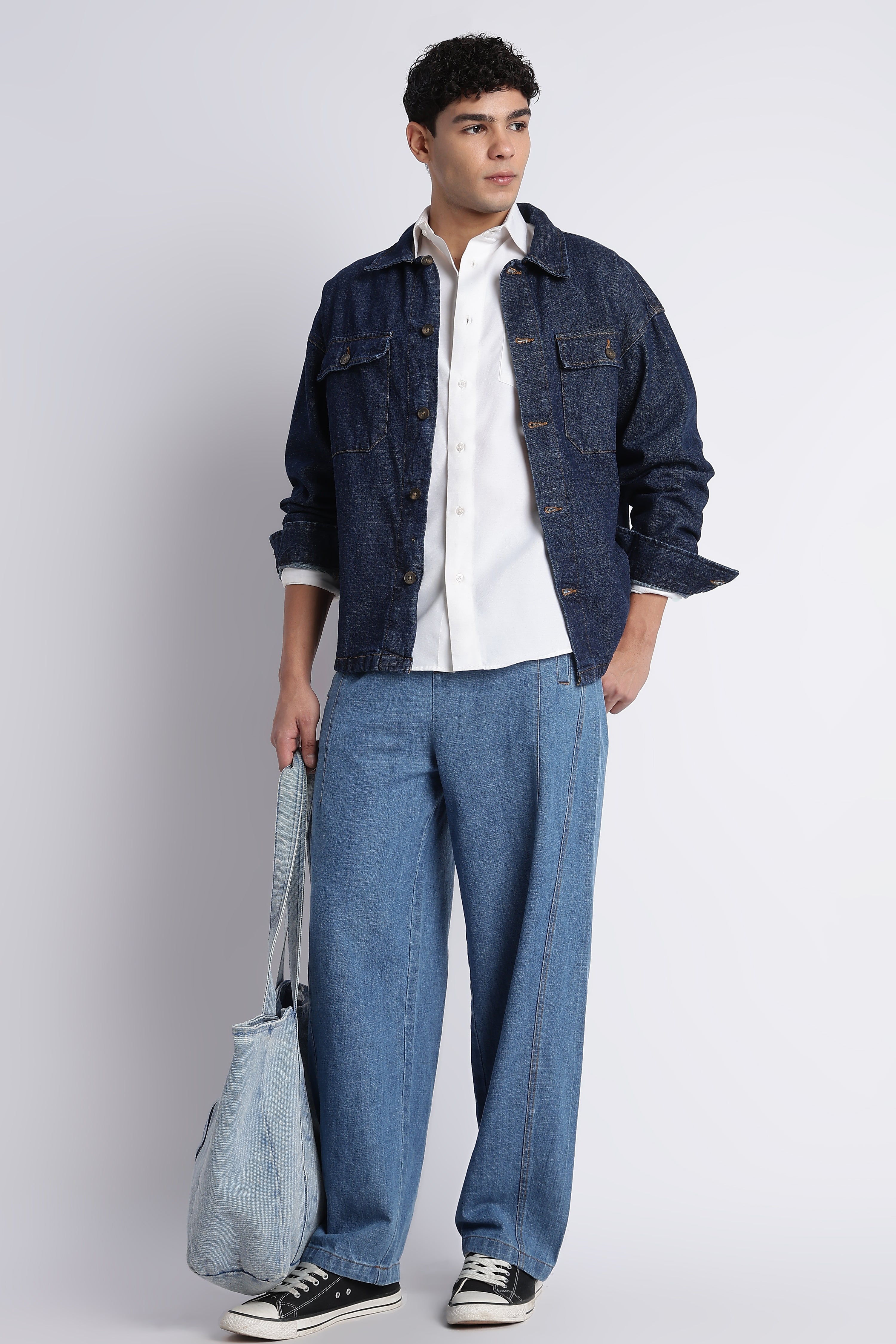 Men Indigo Denim Jacket