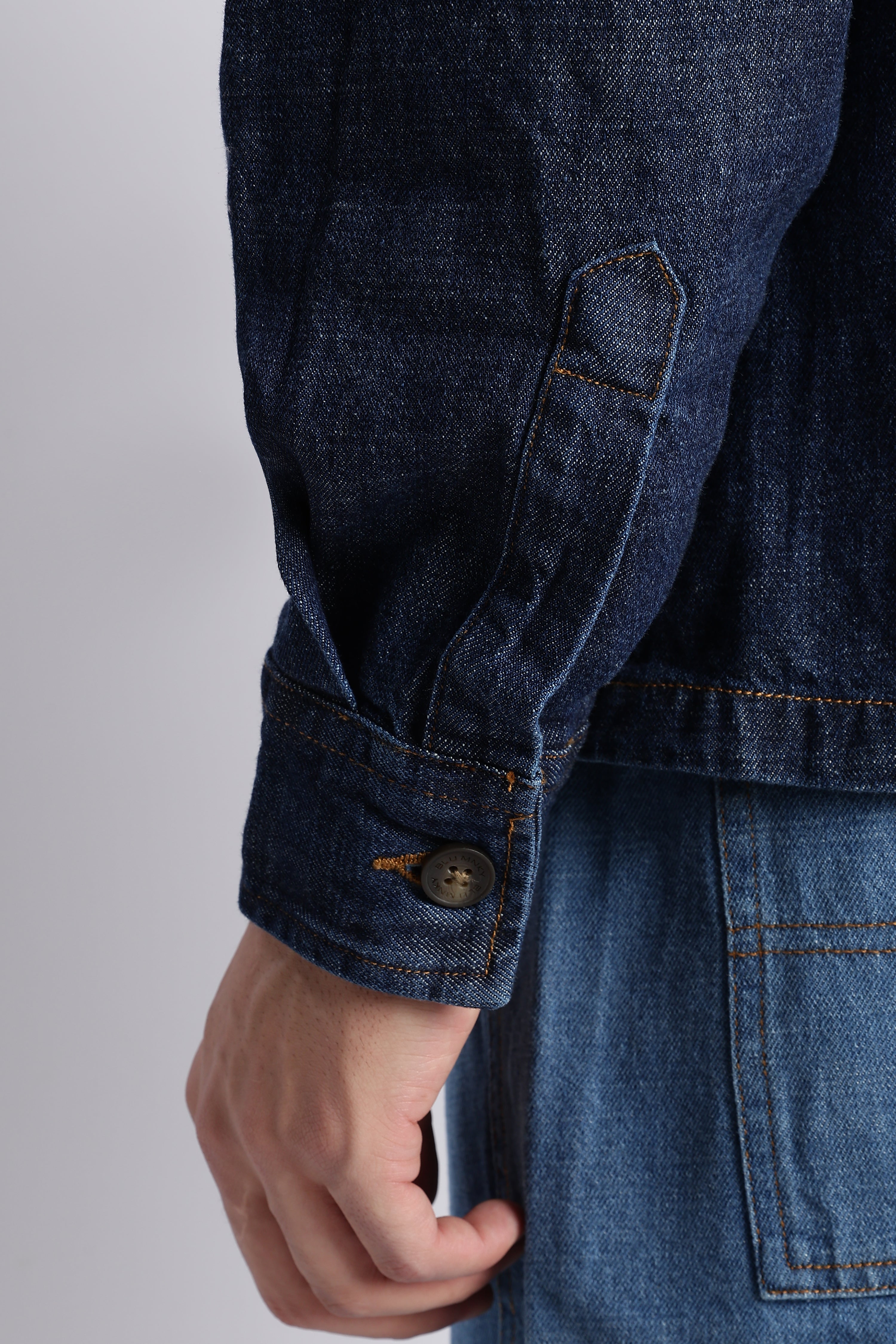 Men Indigo Denim Jacket