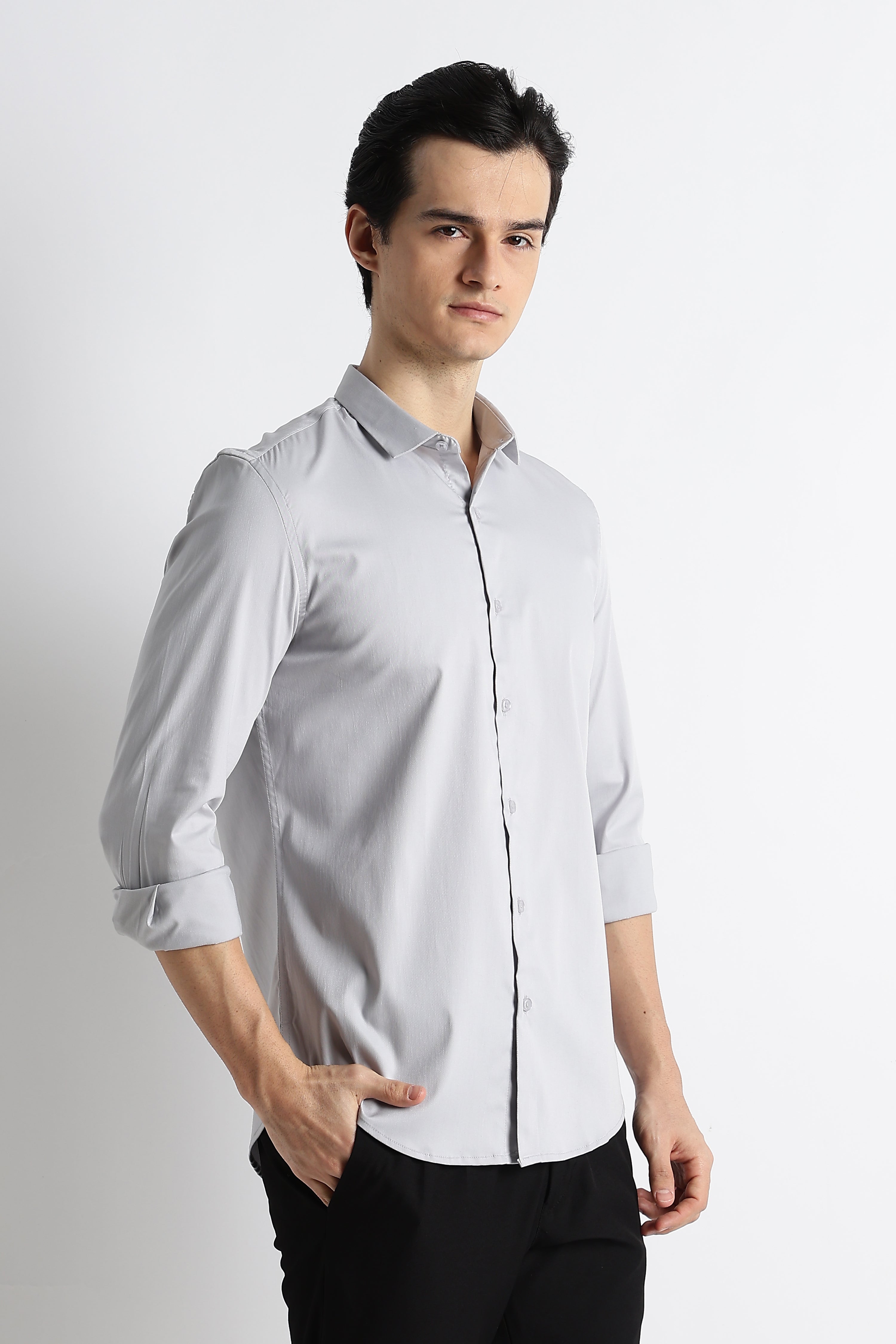 Men Essential Poly-Lycra Shirt