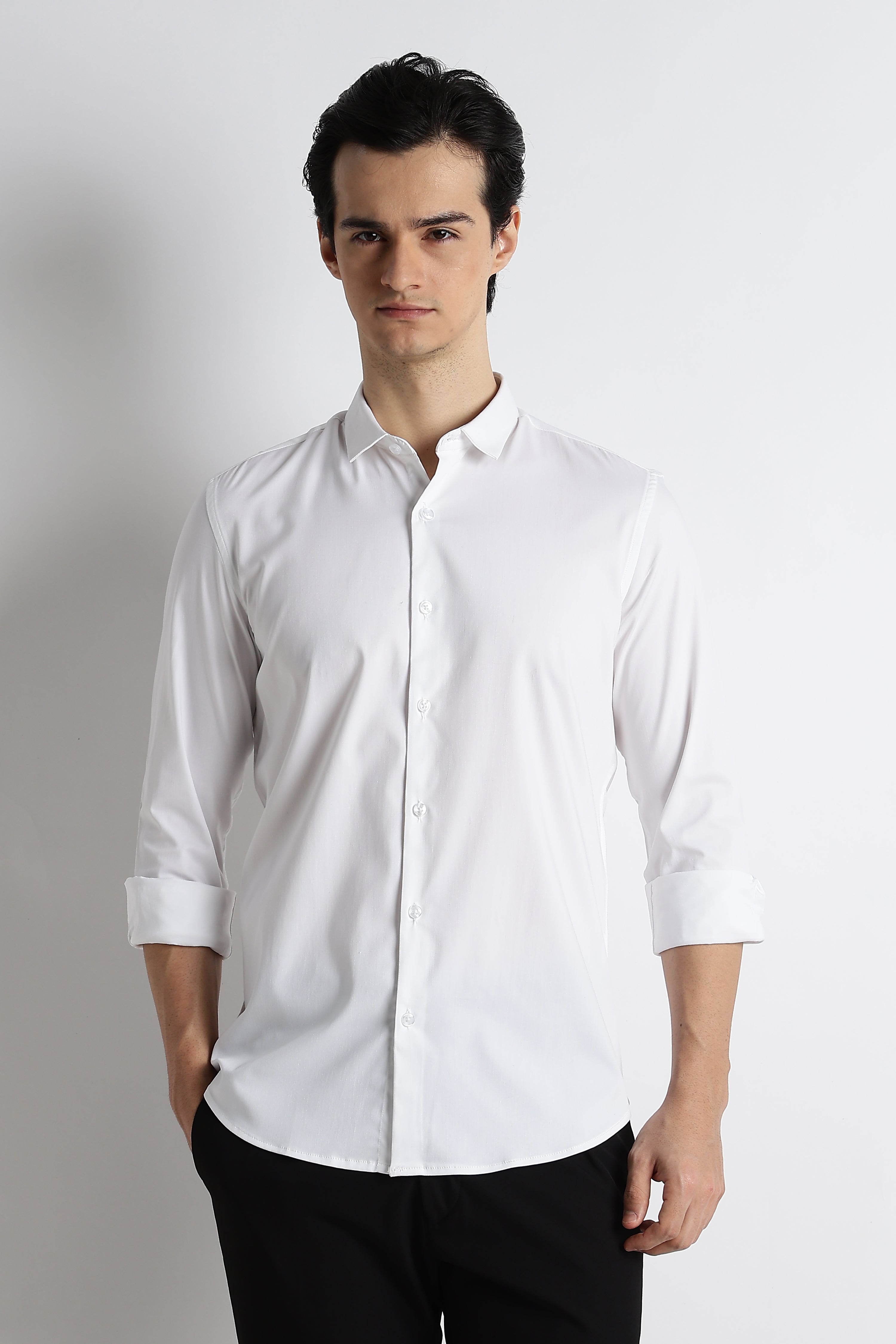 Men Essential Poly-Lycra Shirt