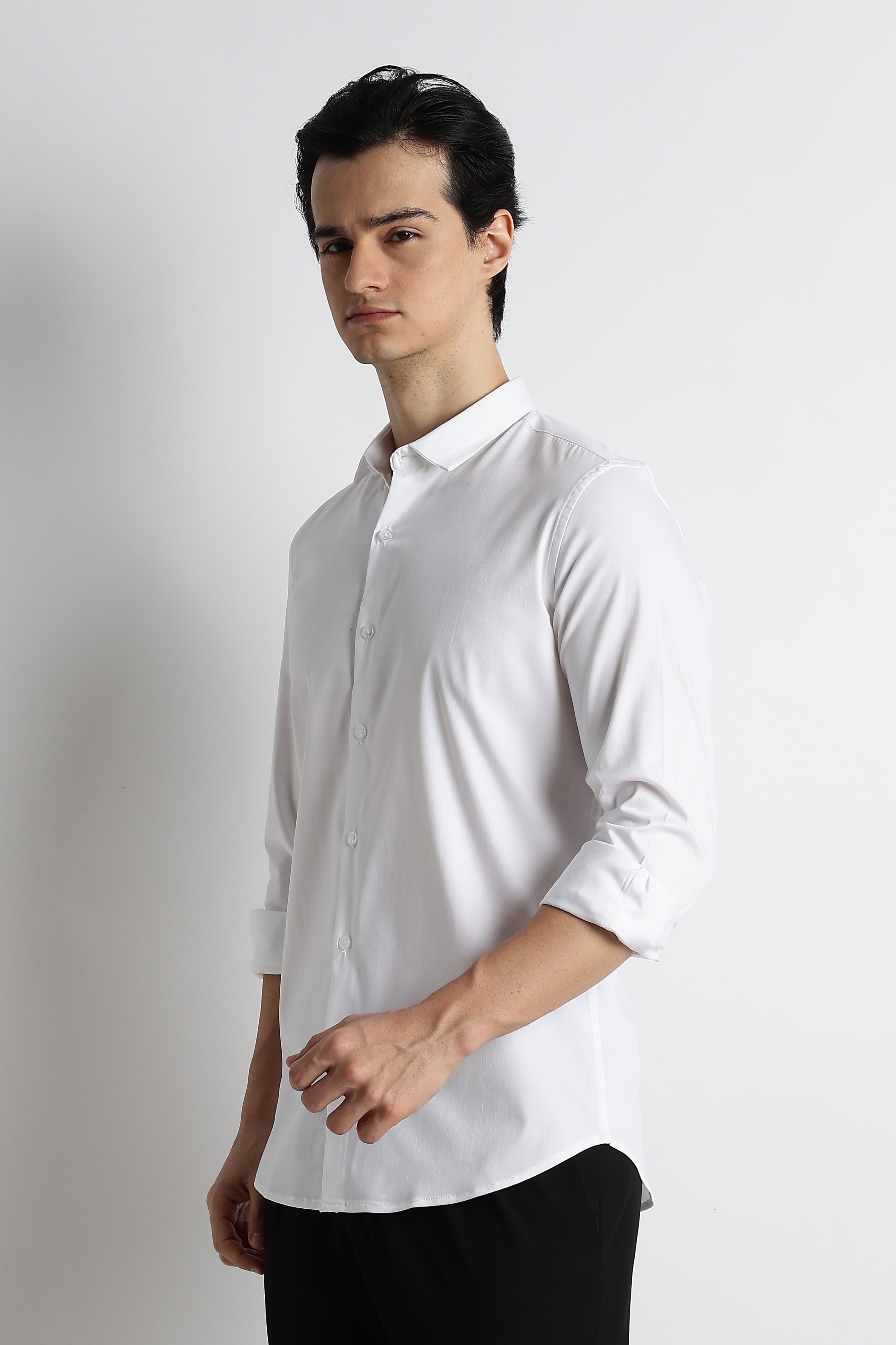 Men Essential Poly-Lycra Shirt