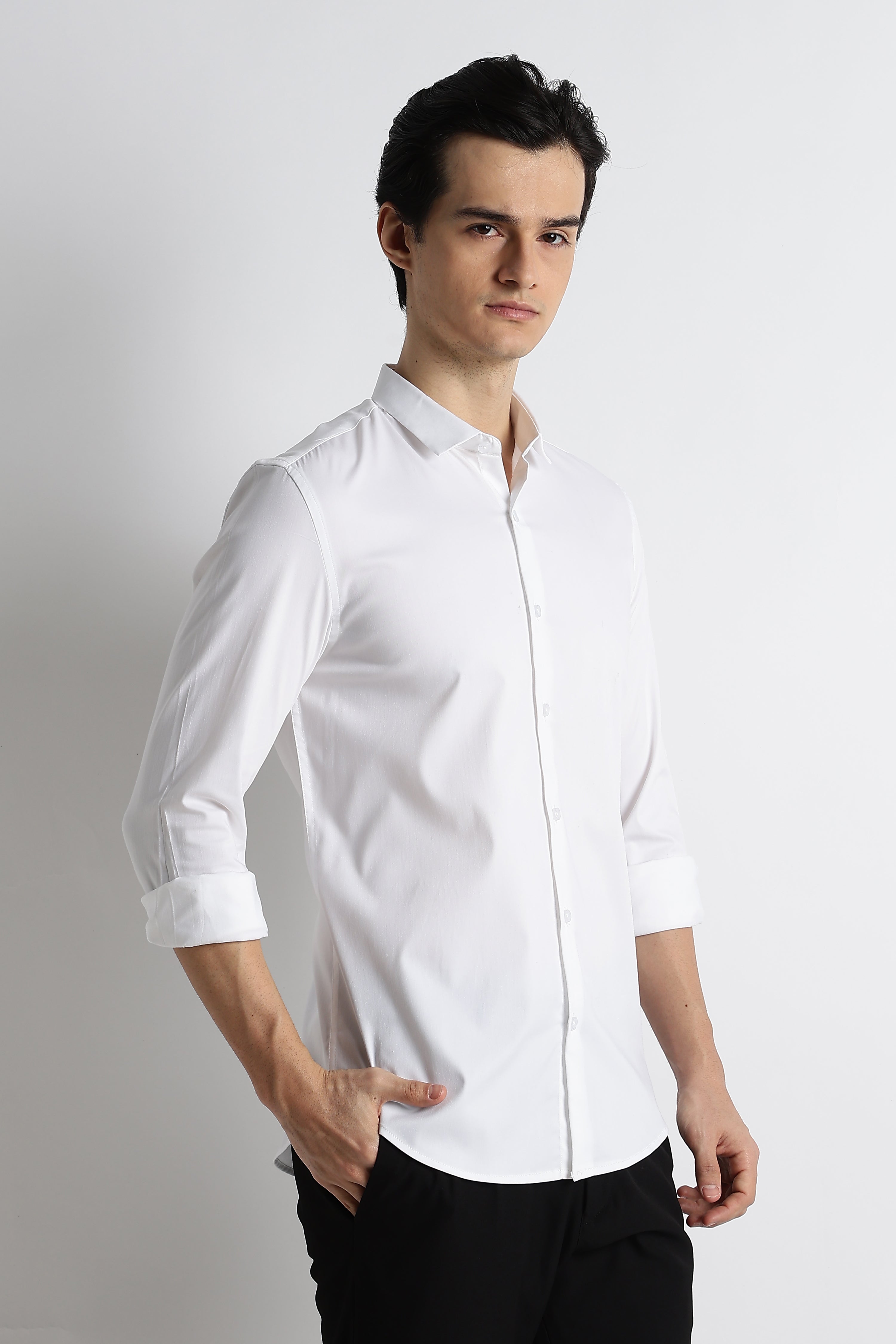 Men Essential Poly-Lycra Shirt