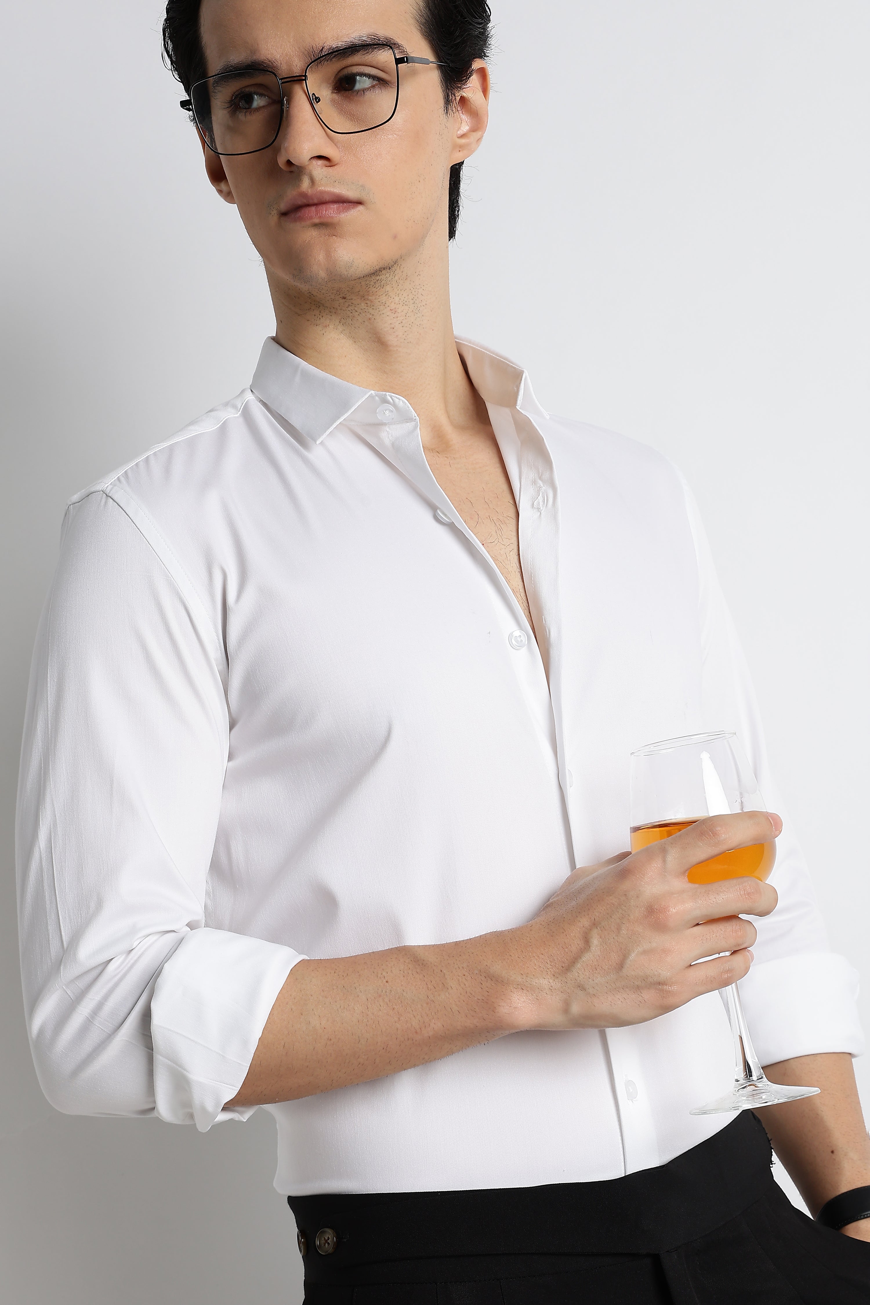 Men Essential Poly-Lycra Shirt