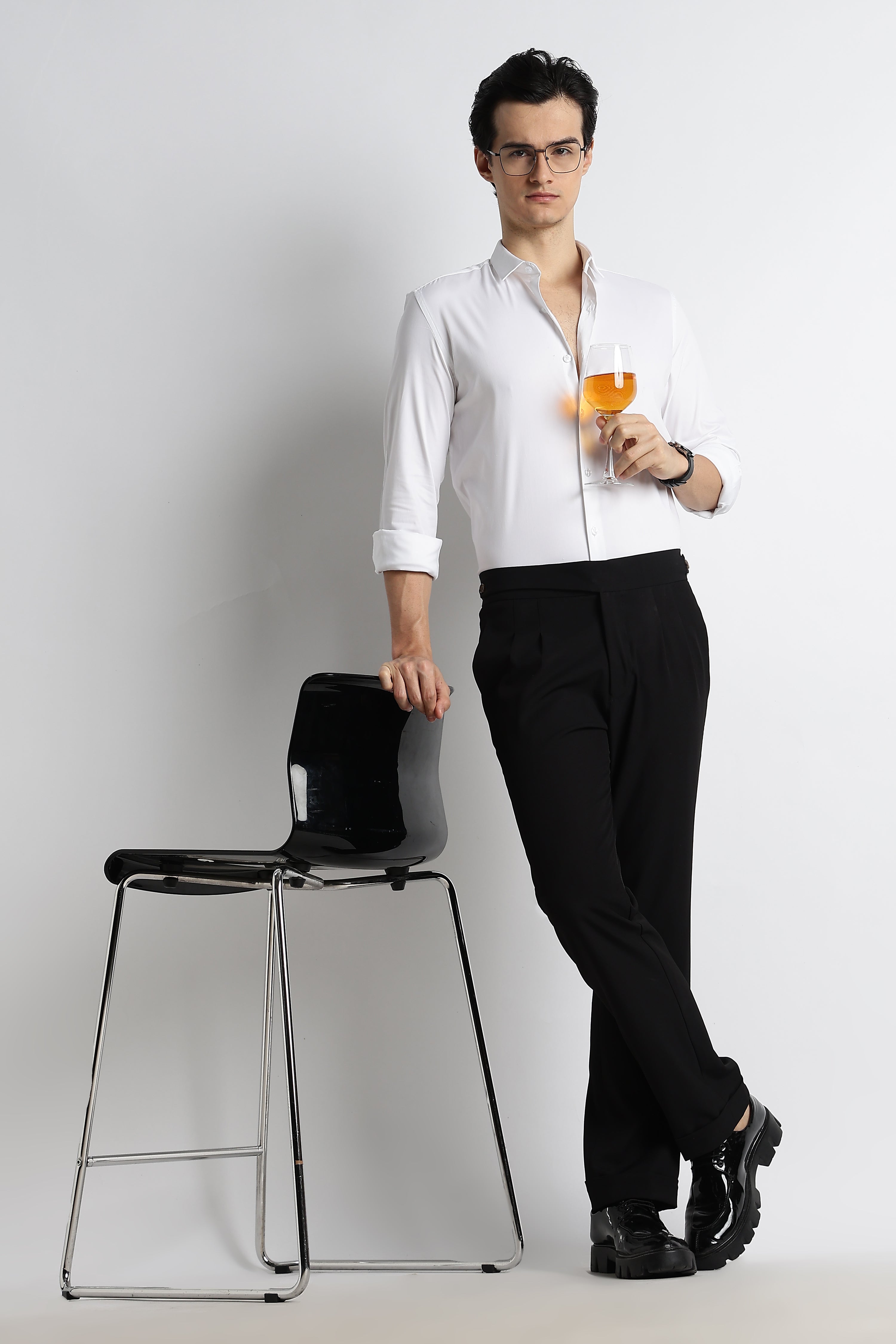 Men Essential Poly-Lycra Shirt