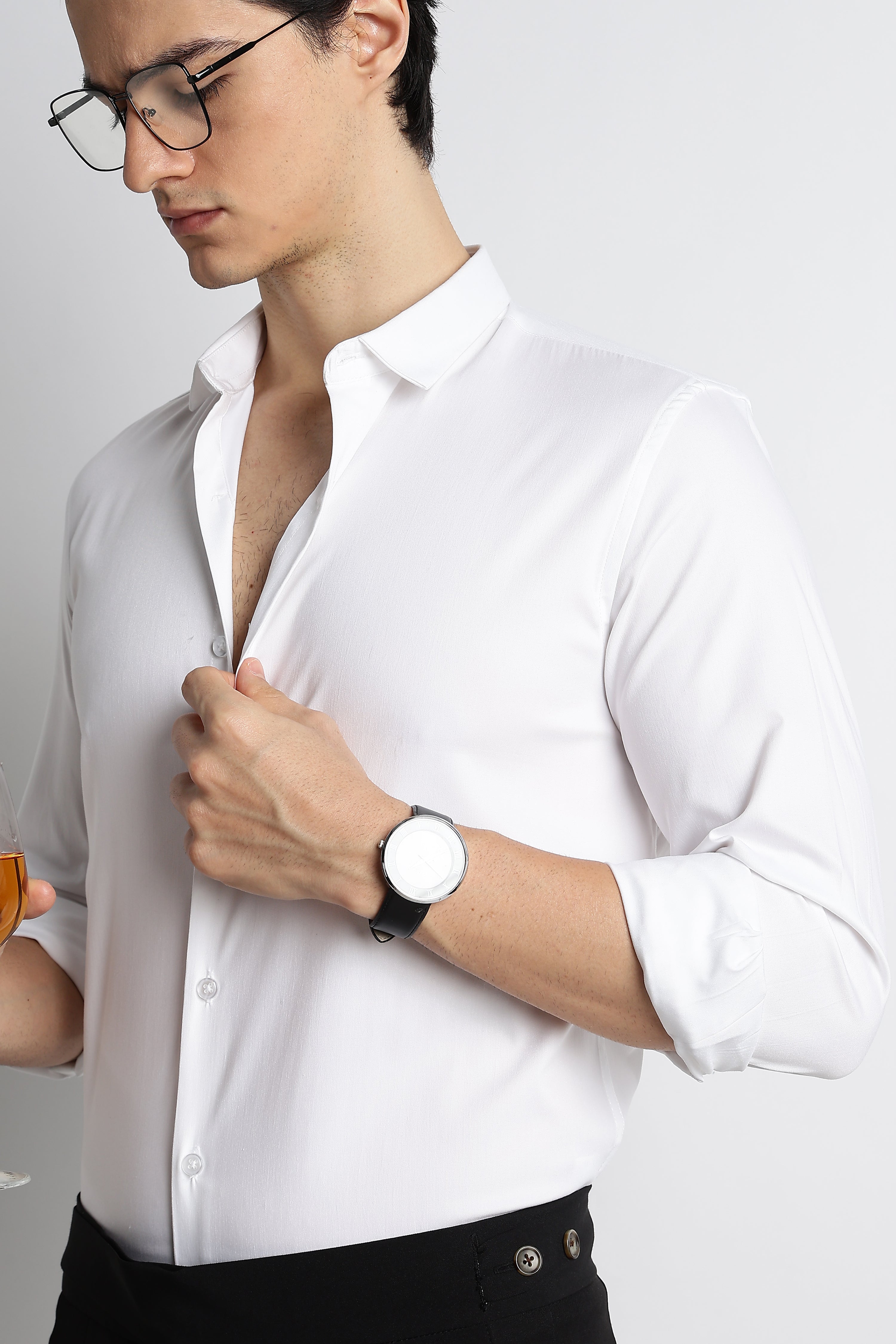 Men Essential Poly-Lycra Shirt