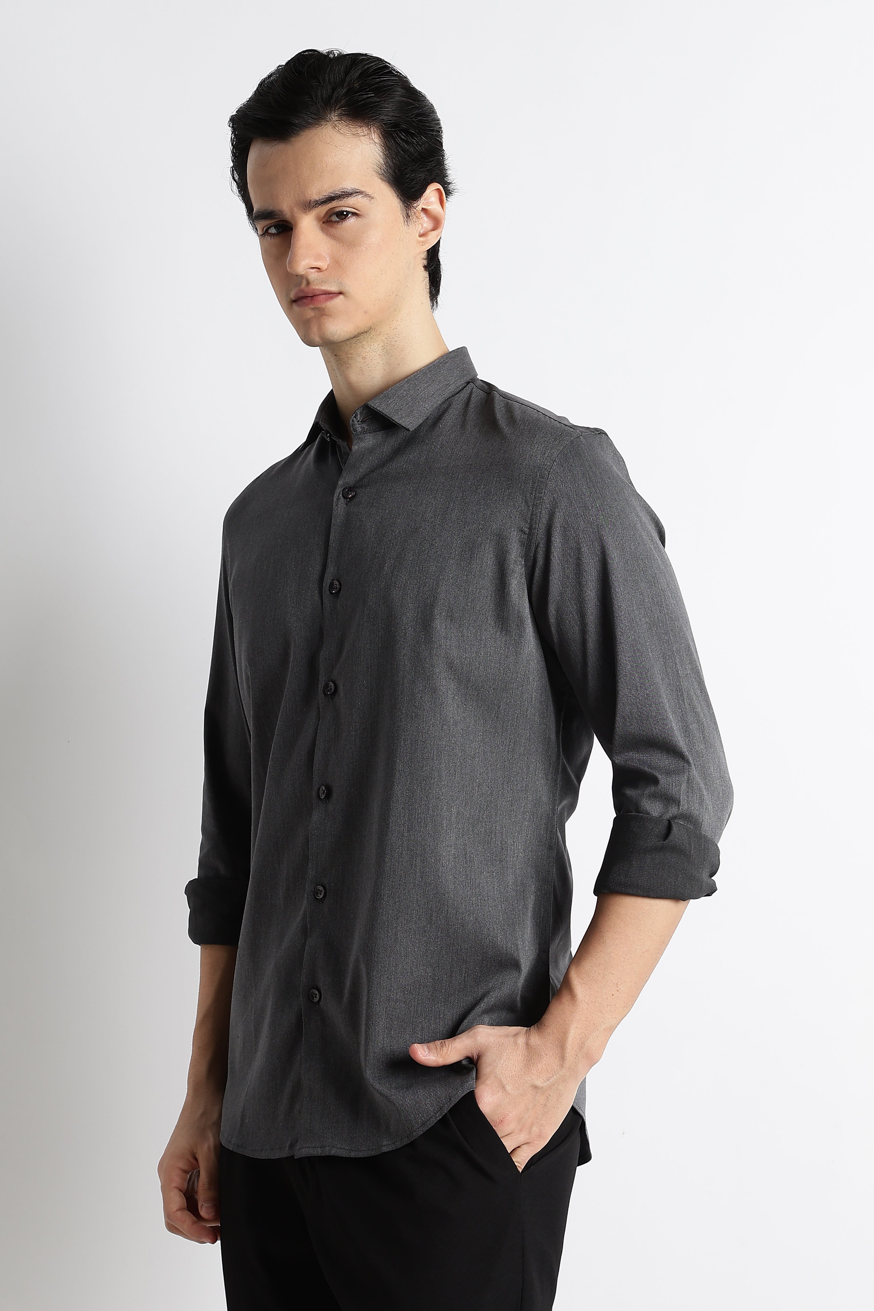 Men Essential Poly-Lycra Shirt